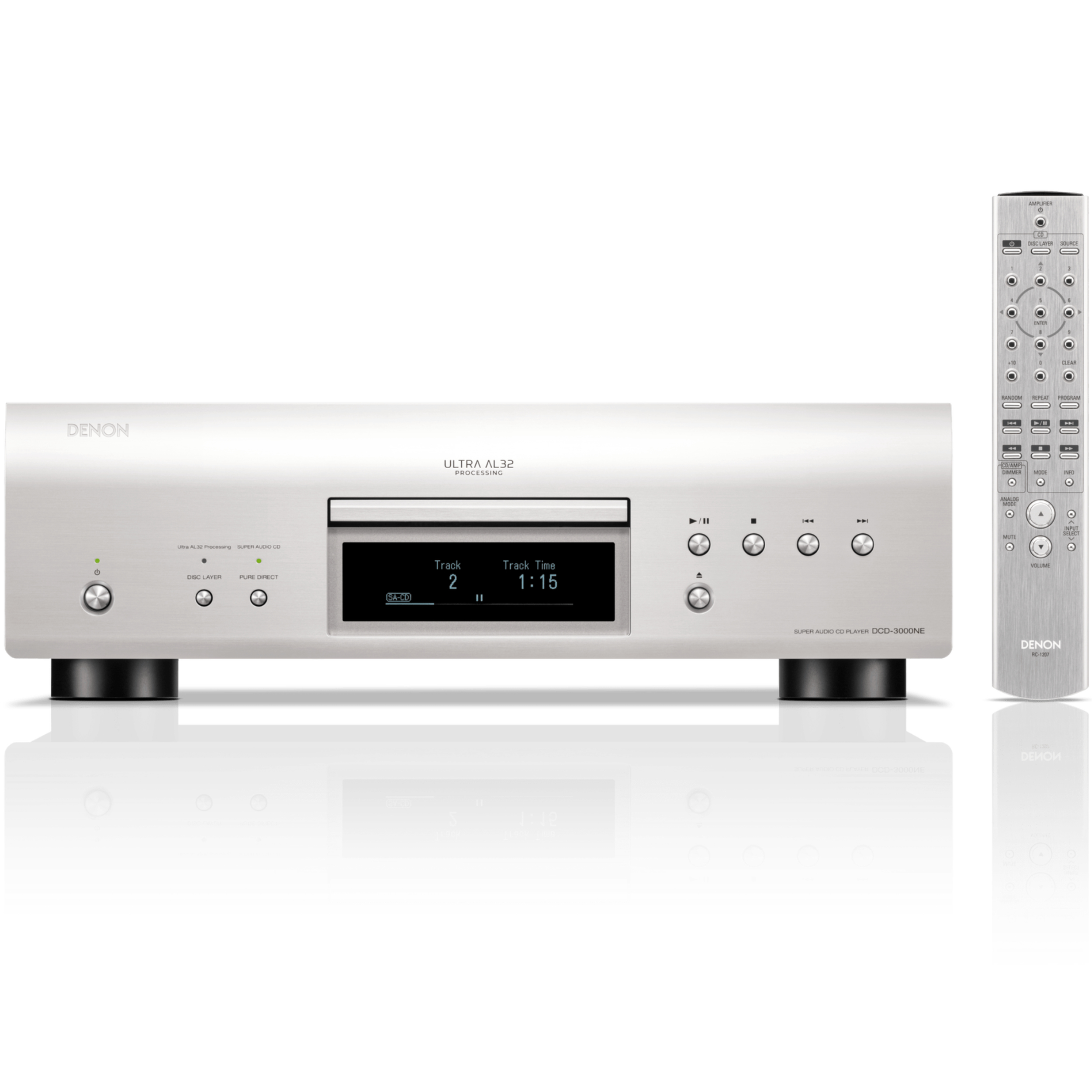 Denon DP 3000 Front mit Fernbedieung Denon DP 3000 Front mit Fernbedieung
