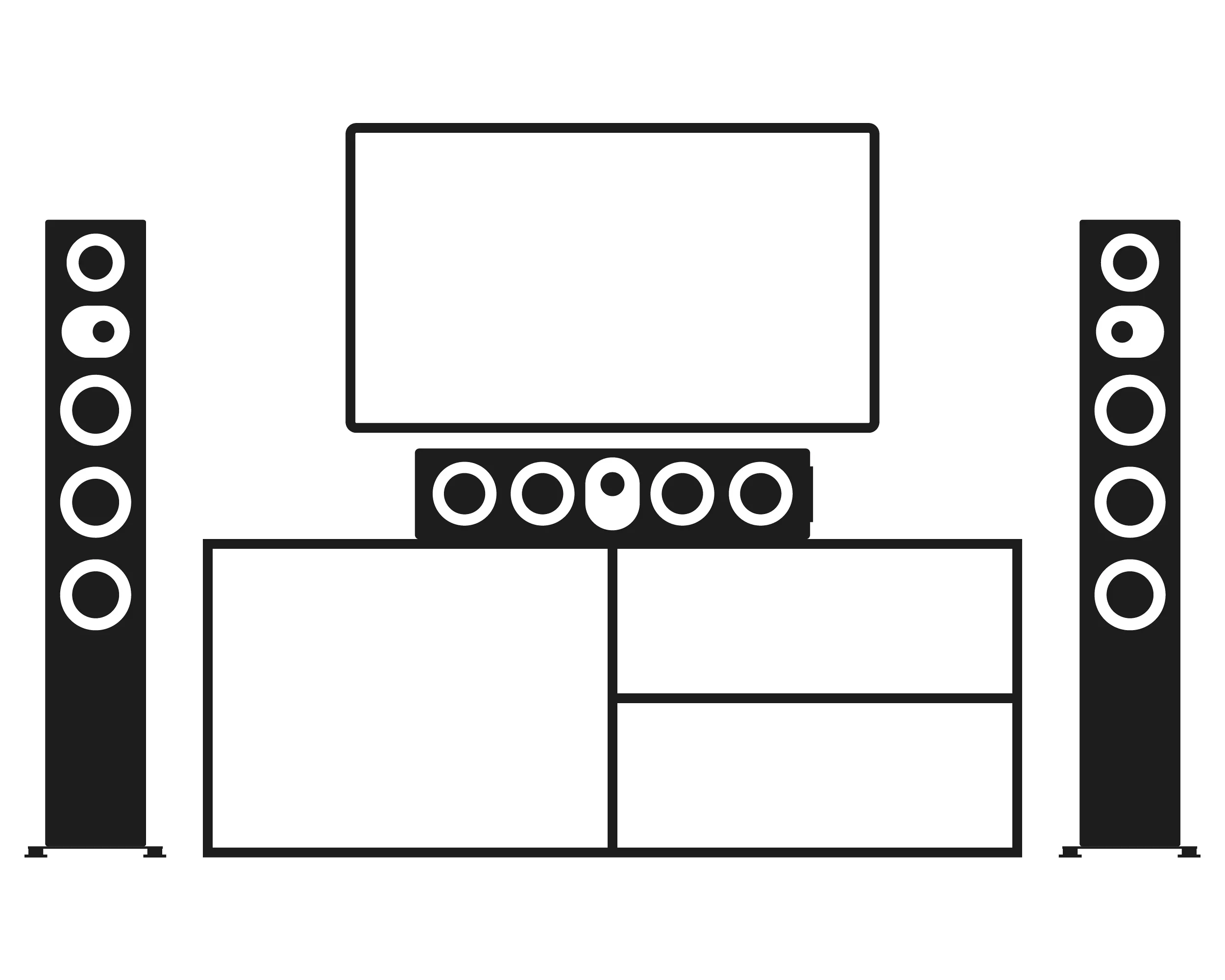nuLine CS-174 Anwendungsbeispiel nuLine CS-174 Anwendungsbeispiel Heimkino
