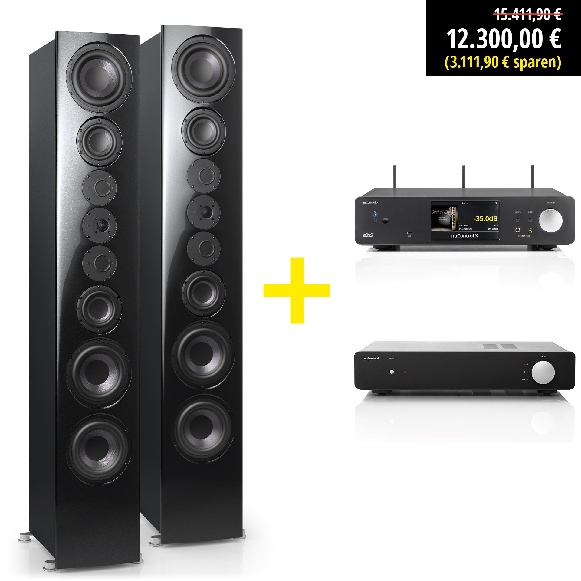 Set nuVero 170, nuControl X und nuPower D mit Preisvergünstigug