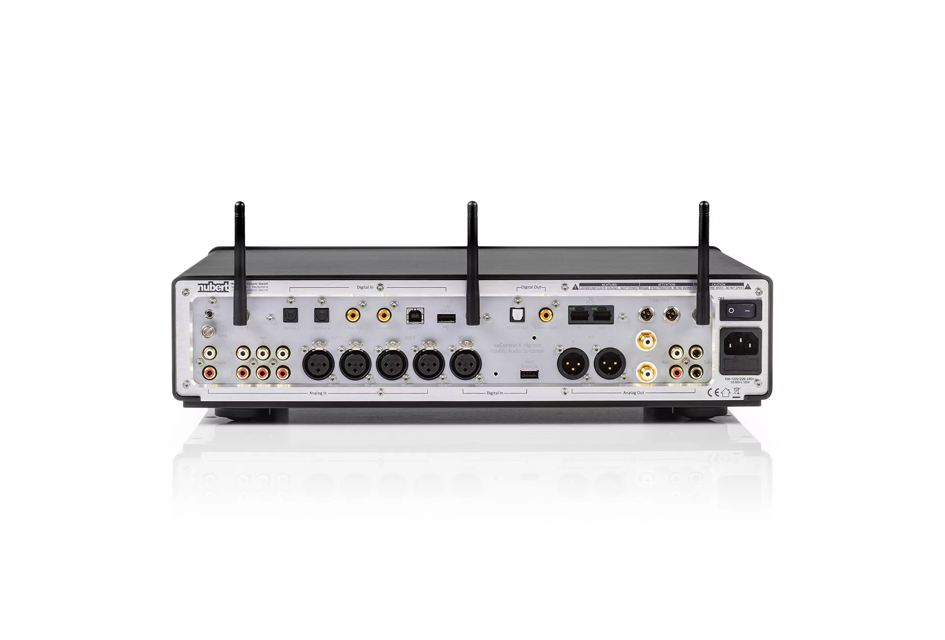 nuControl X Anschlüsse nuControl X in Schwarz Anschlüsse