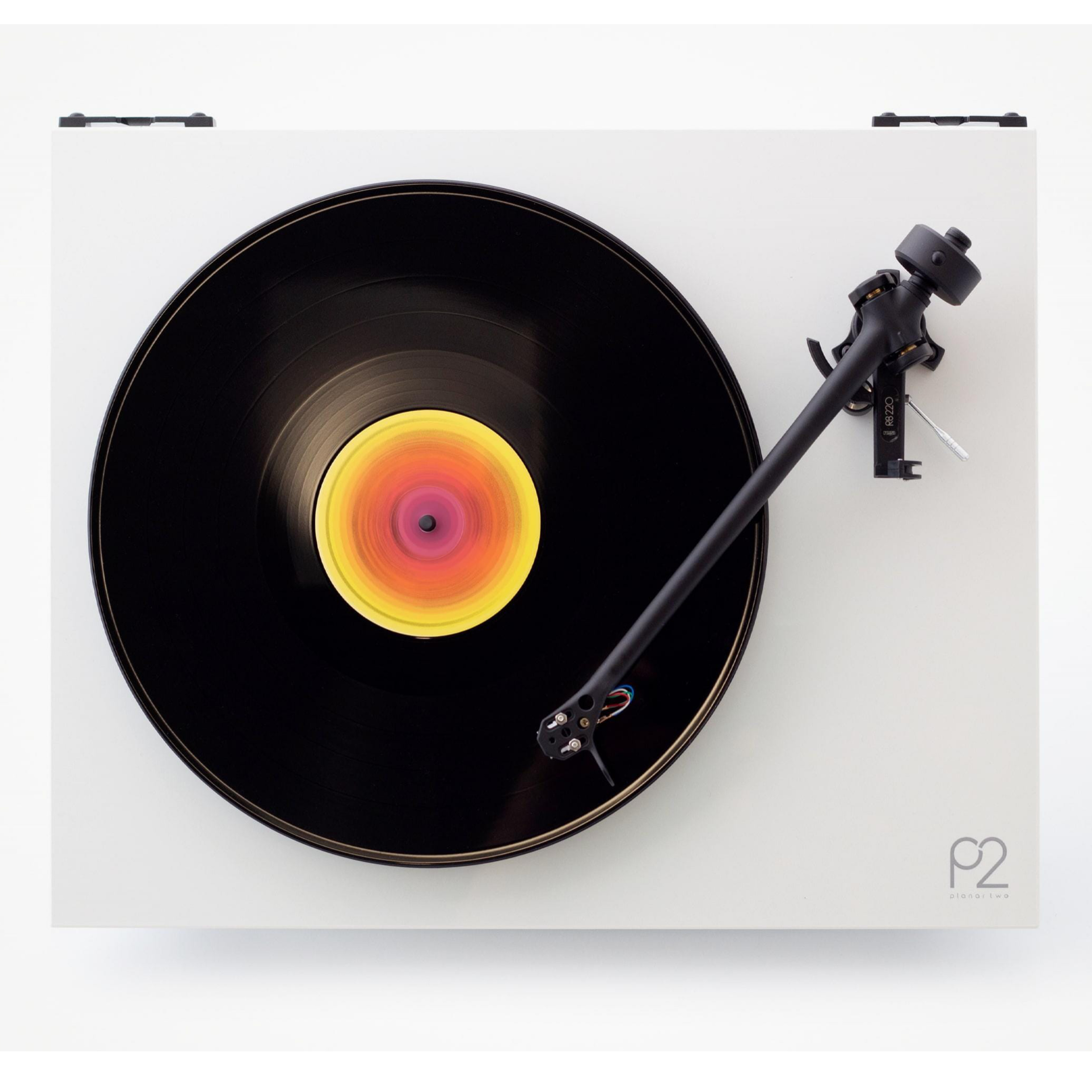 Rega Plattenspieler Planar 2 in Weiß Oberseite Rega Plattenspieler Planar 2 in Weiß Oberseite