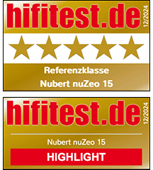 Hifitest.de nuZeo 15 5 Sterne Hifitest.de nuZeo 15 5 Sterne
