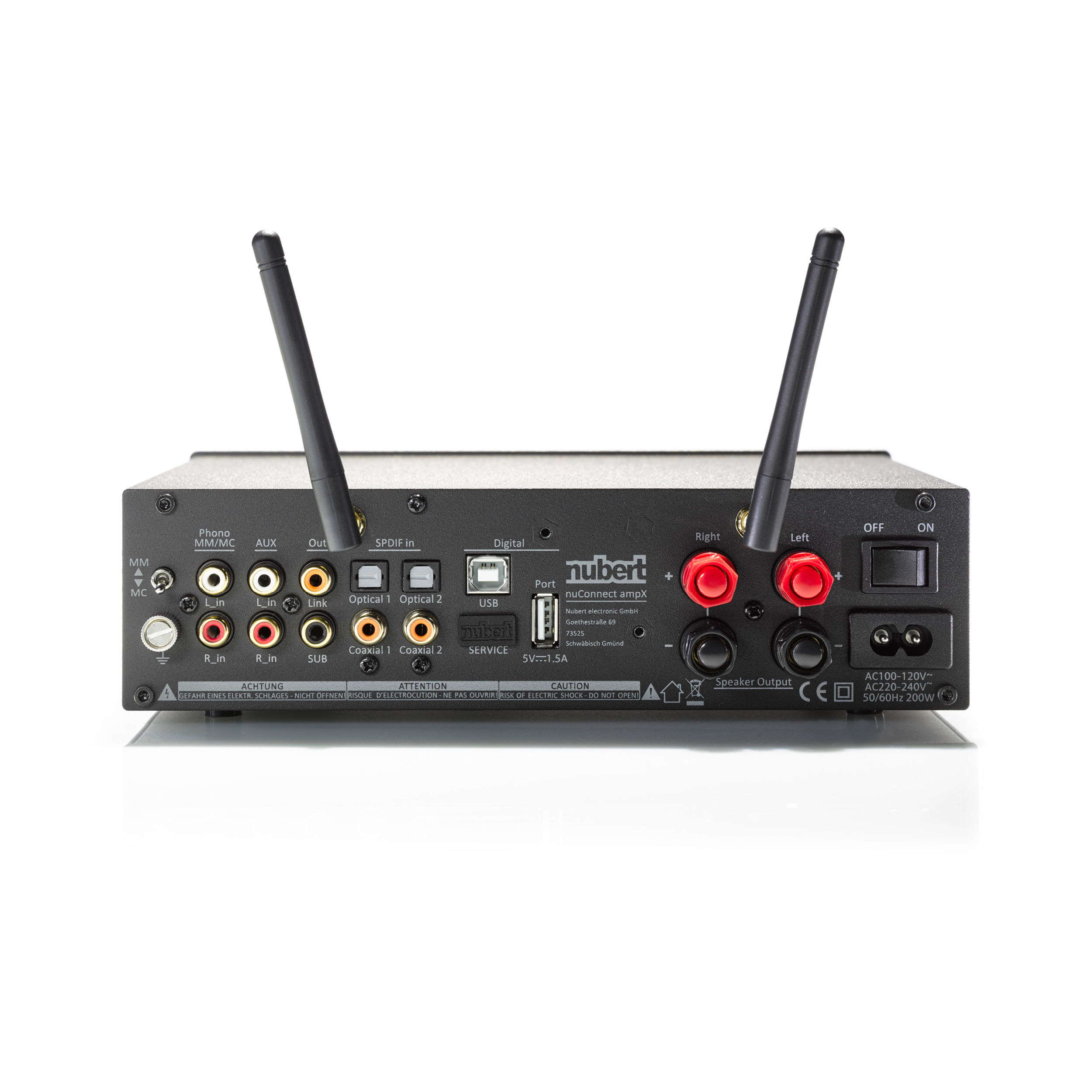 nuConnect ampX connections nuConnect ampX backside connections