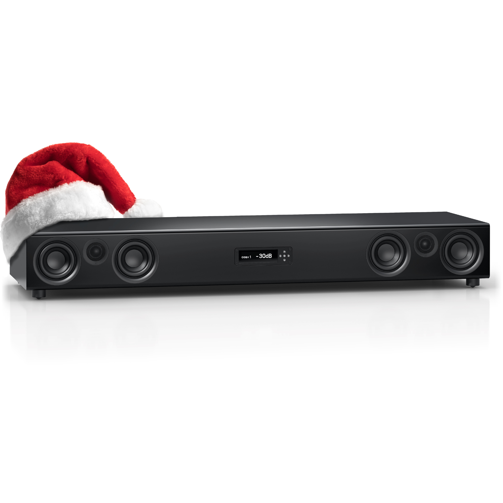 nuPro XS-8500 RC in schwarz mit Weihnachtsmütze