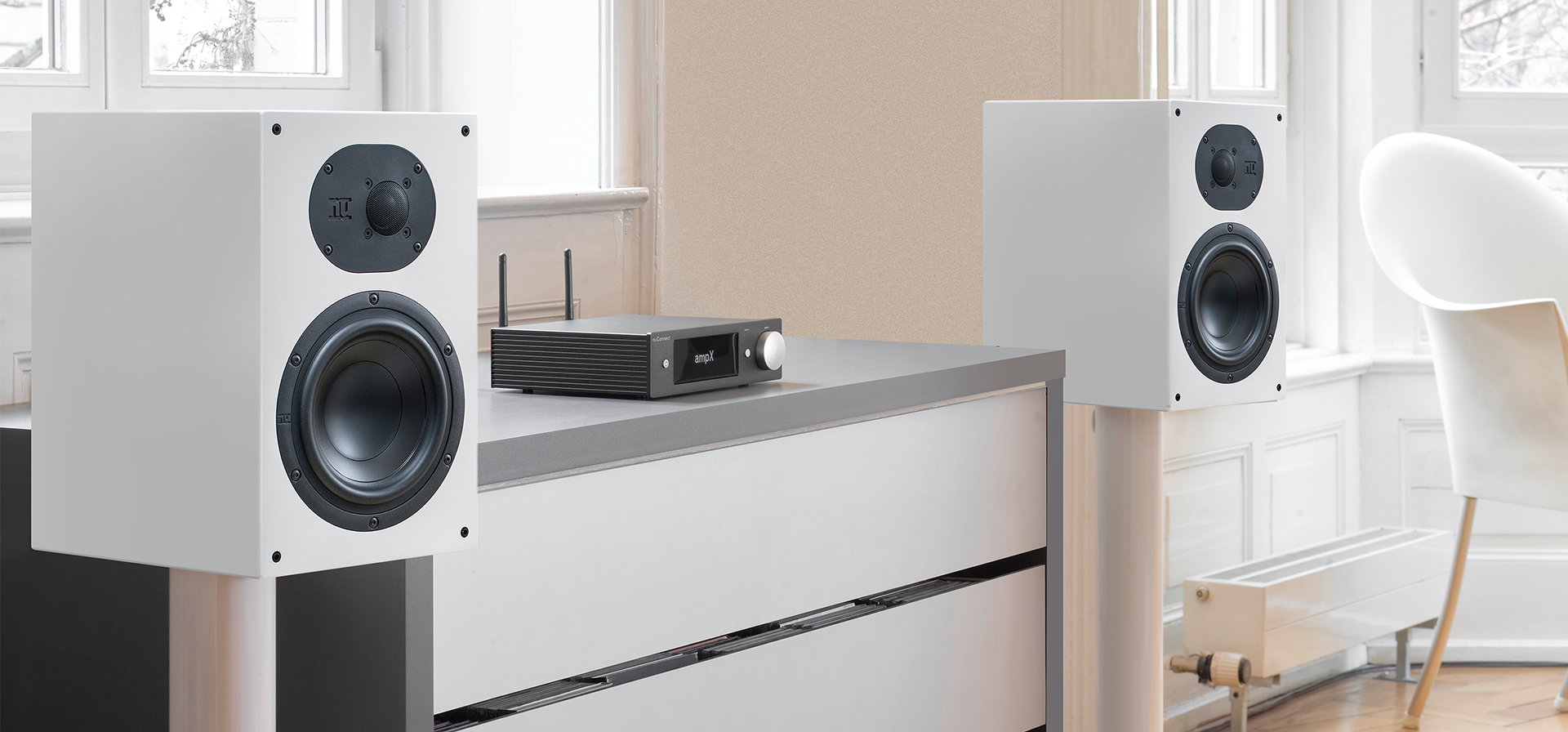 Header: nuLine Bookshelf Speakers