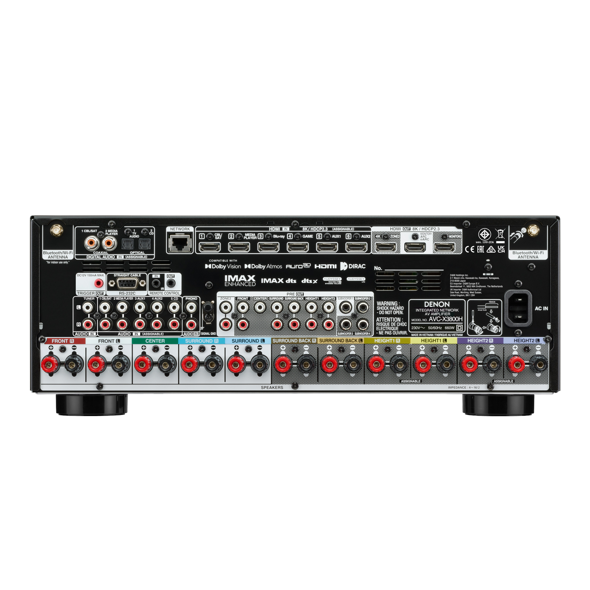 AV Receiver Denon AVC X 3800 H AV Receiver Denon AVC X 3800 H