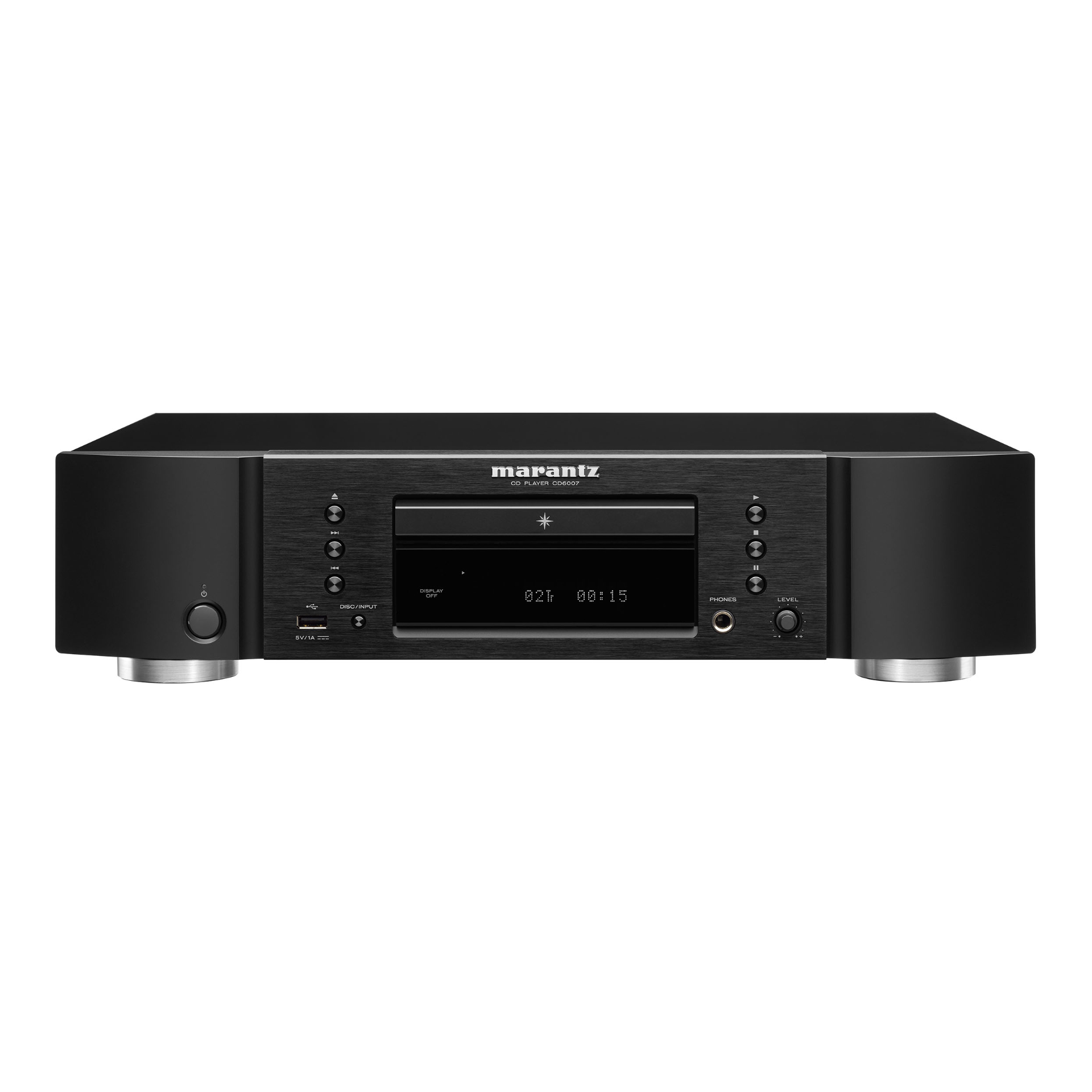 Marantz CD6007 in Schwarz Vorderseite Marantz CD6007 in Schwarz Vorderseite