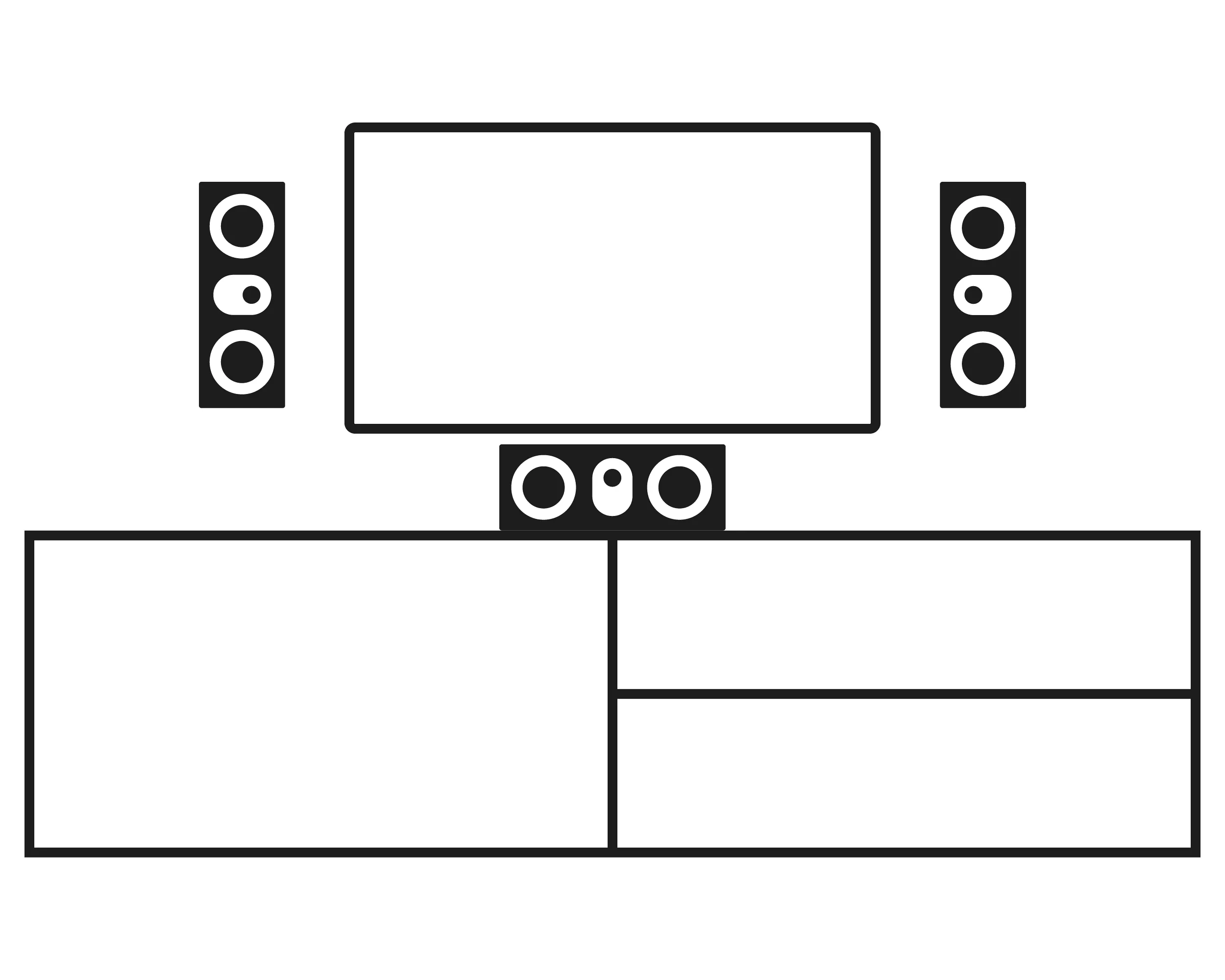 nuLine WS-14 Anwendungsbeispiel nuLine WS-14 Anwendungsbeispiel Heimkino