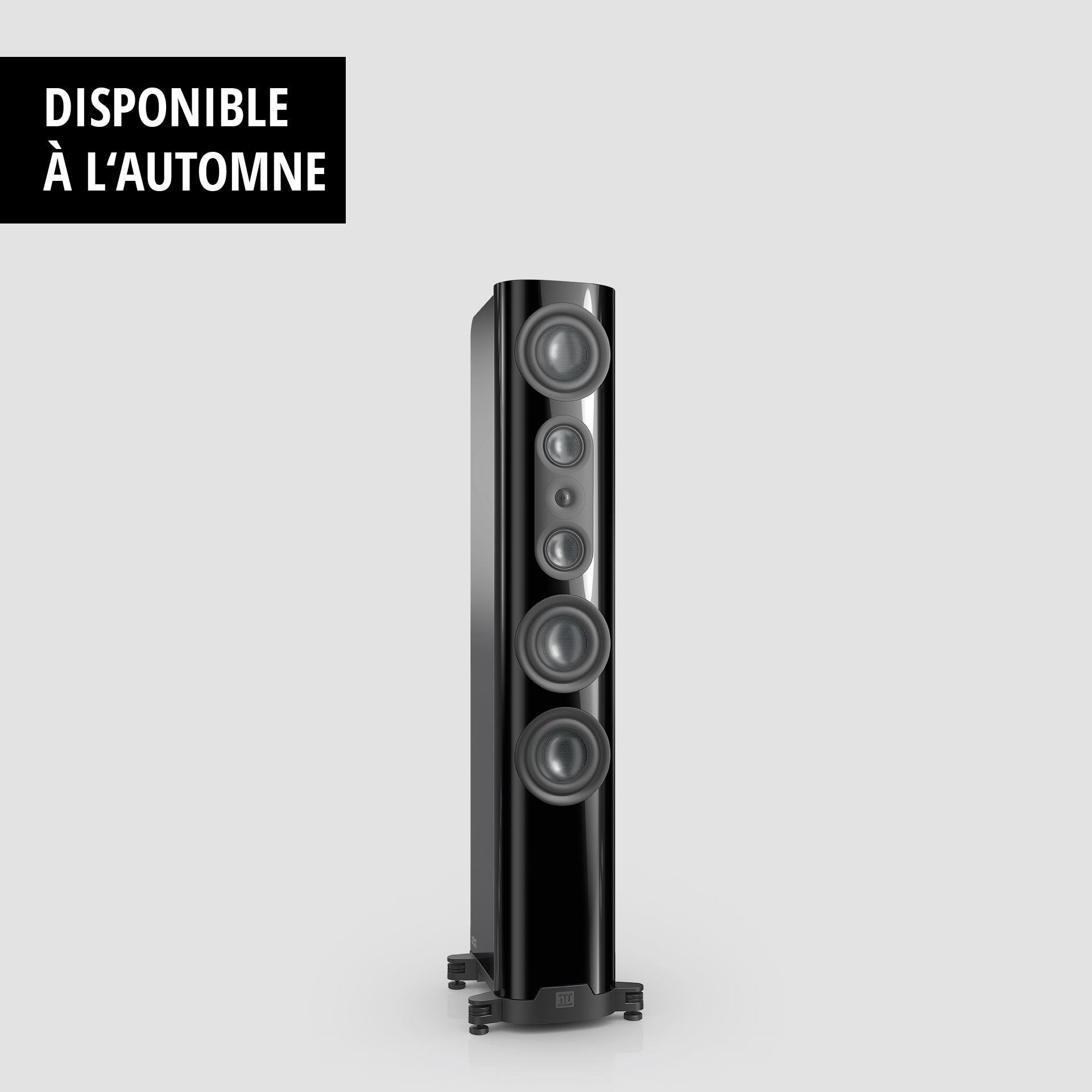 nuVero nova 14 - Enceinte colonne moyenne nuVero nova 14 - Enceinte de sol moyenne en noir