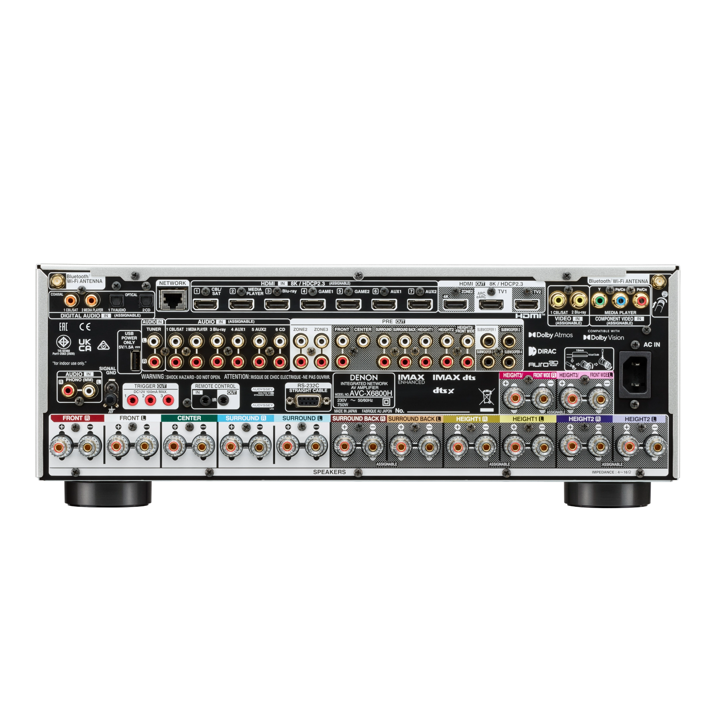 AV Receiver Denon AVC X 6800 H AV Receiver Denon AVC X 6800 H