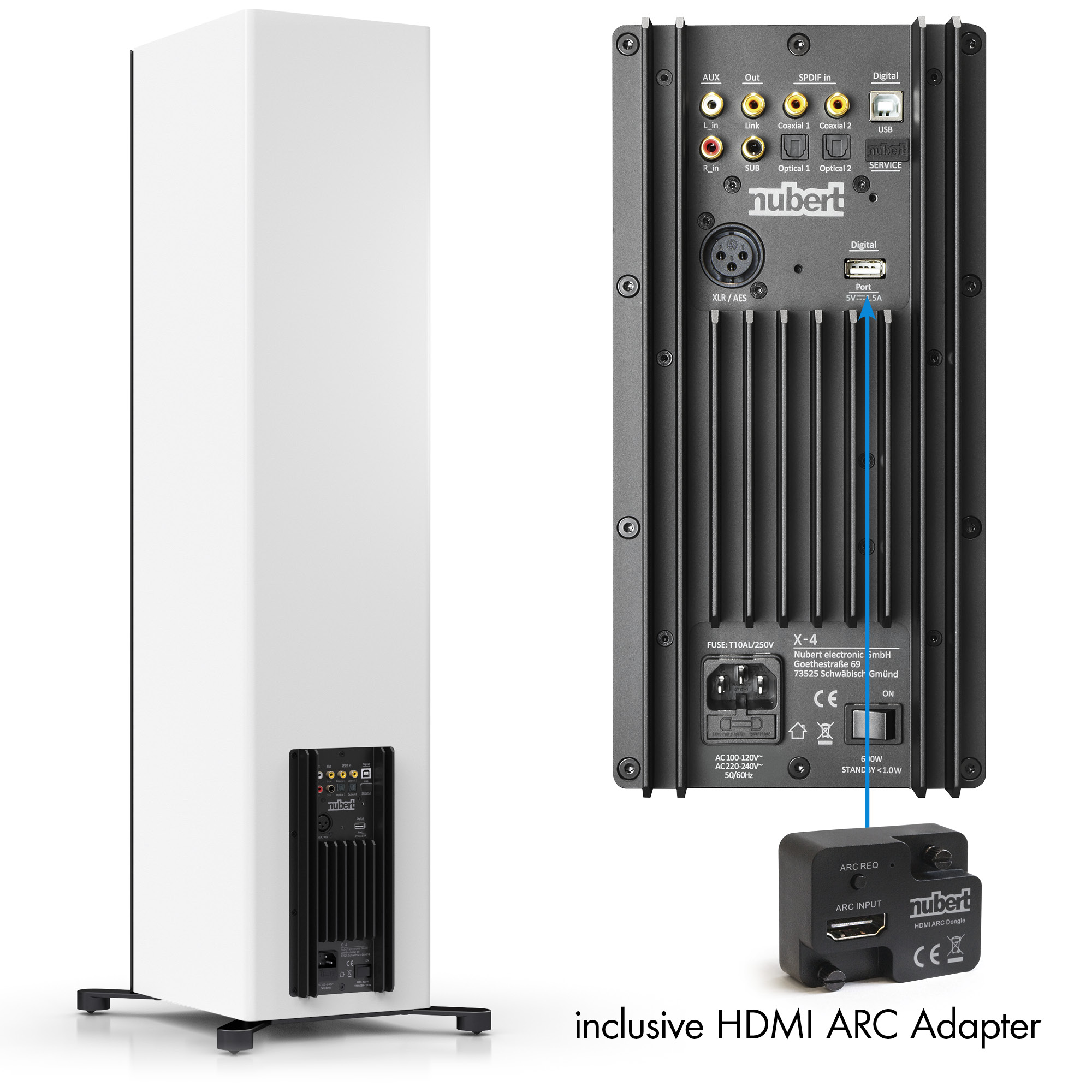 nuPro XS-8000 RC Anschlüsse
