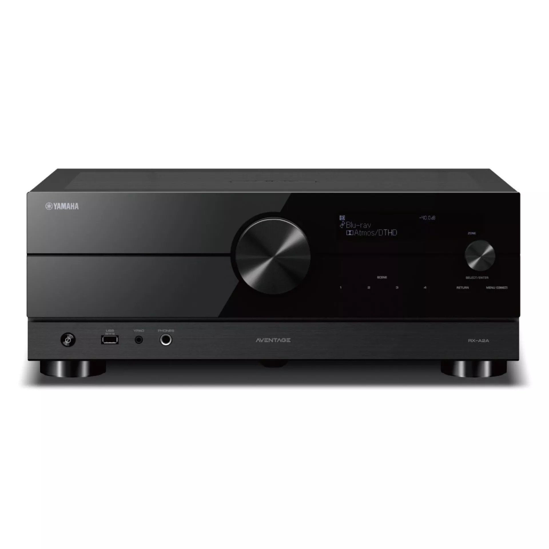 Yamaha AV-Receiver RX-A2A schwarz Vorderseite Yamaha AV-Receiver RX-A2A schwarz Vorderseite