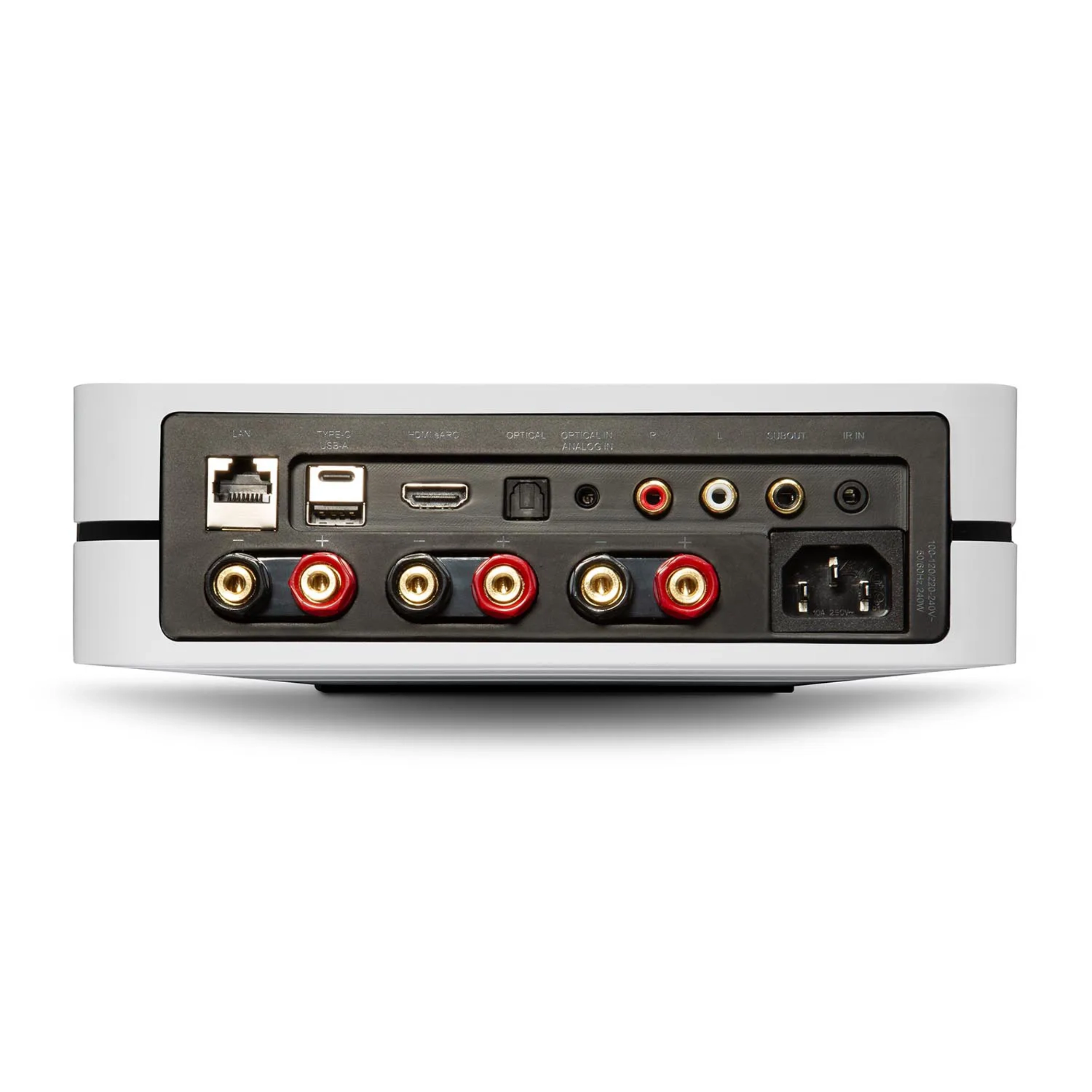 Bluesound Powernode N331 Weiß Hinten 