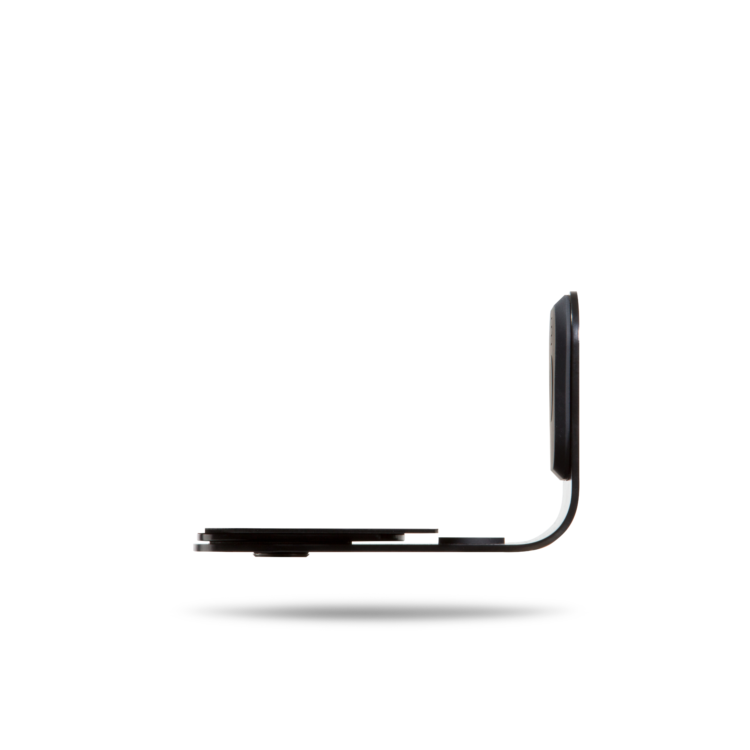 Bluesound Wandhalter WM200 schwarz  side Bluesound Wandhalter WM200 schwarz  side