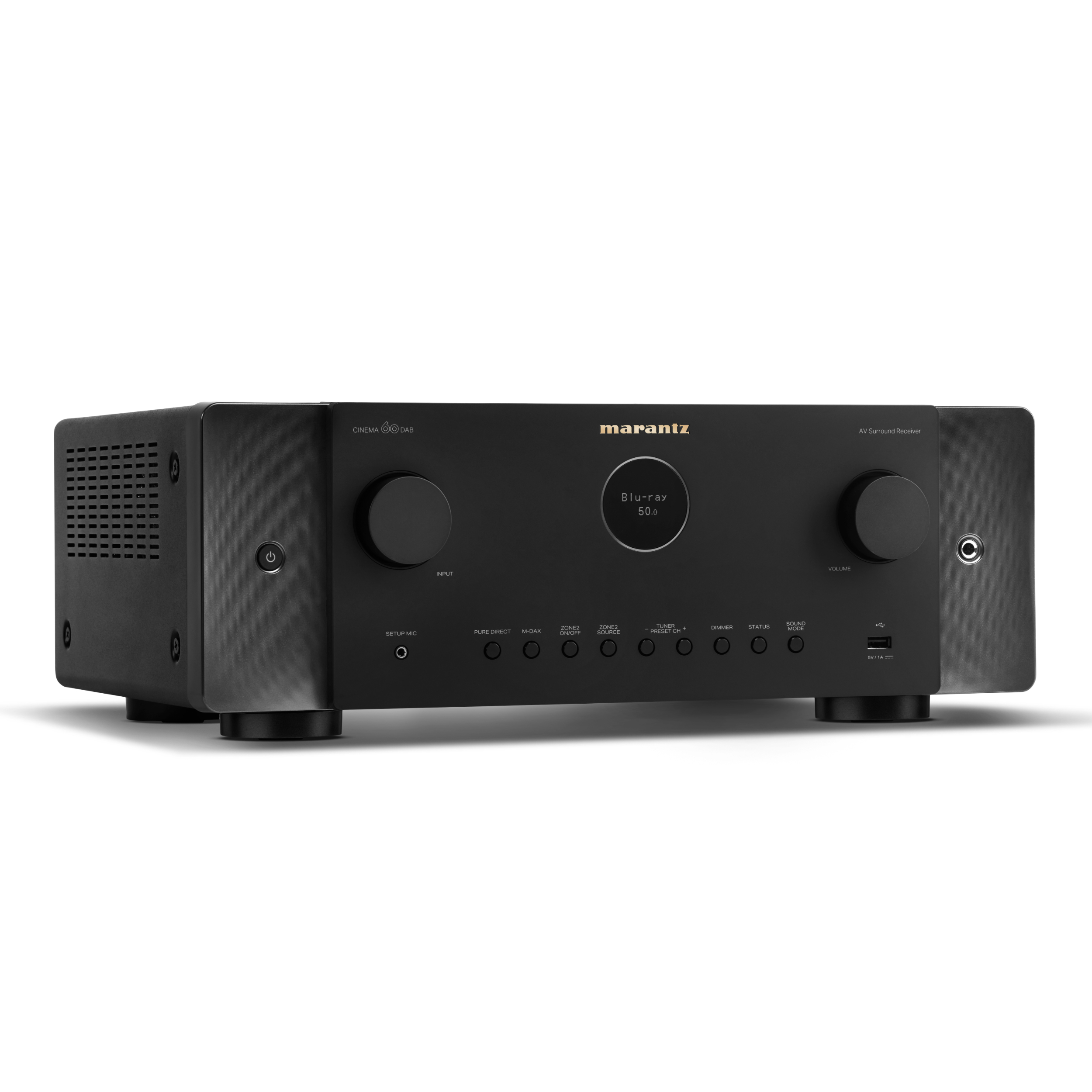 Marantz Cinema 60 DAB black front turned Marantz Cinema 60 DAB black front turned