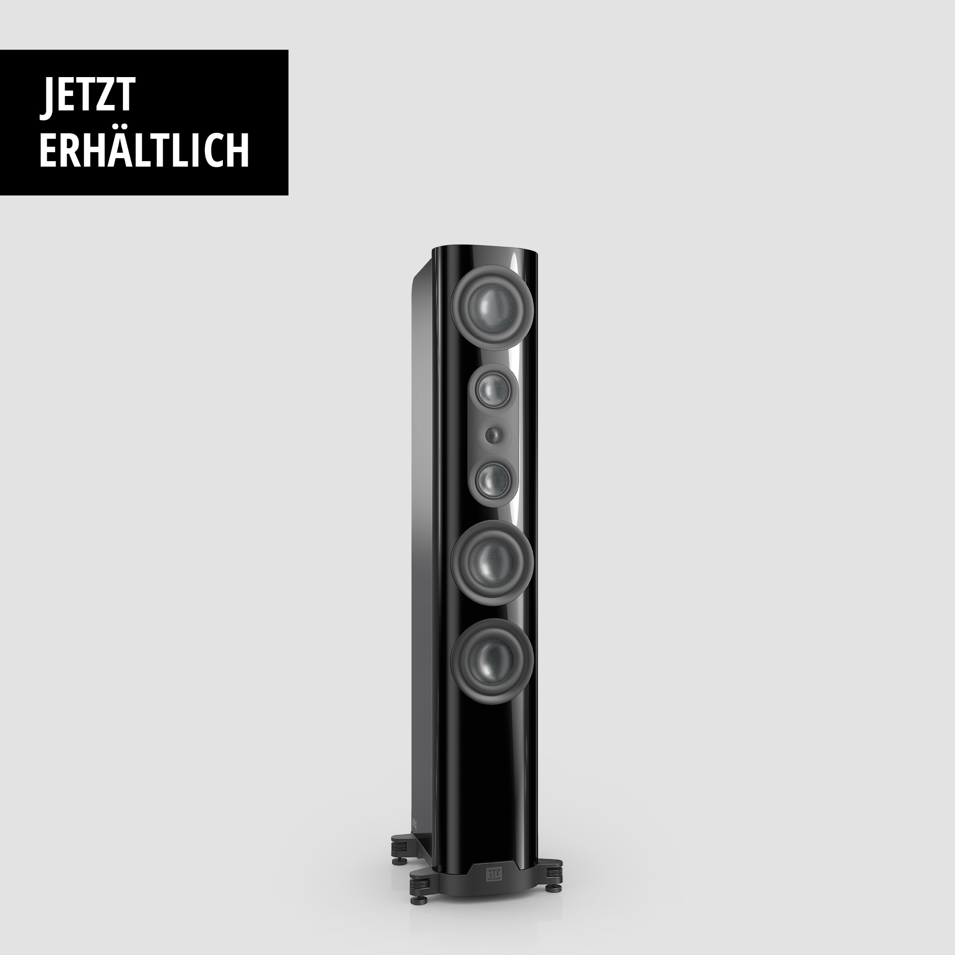 nuVero nova 14 - mittlerer Standlautsprecher in Schwarz nuVero nova 14 - mittlerer Standlautsprecher in Schwarz