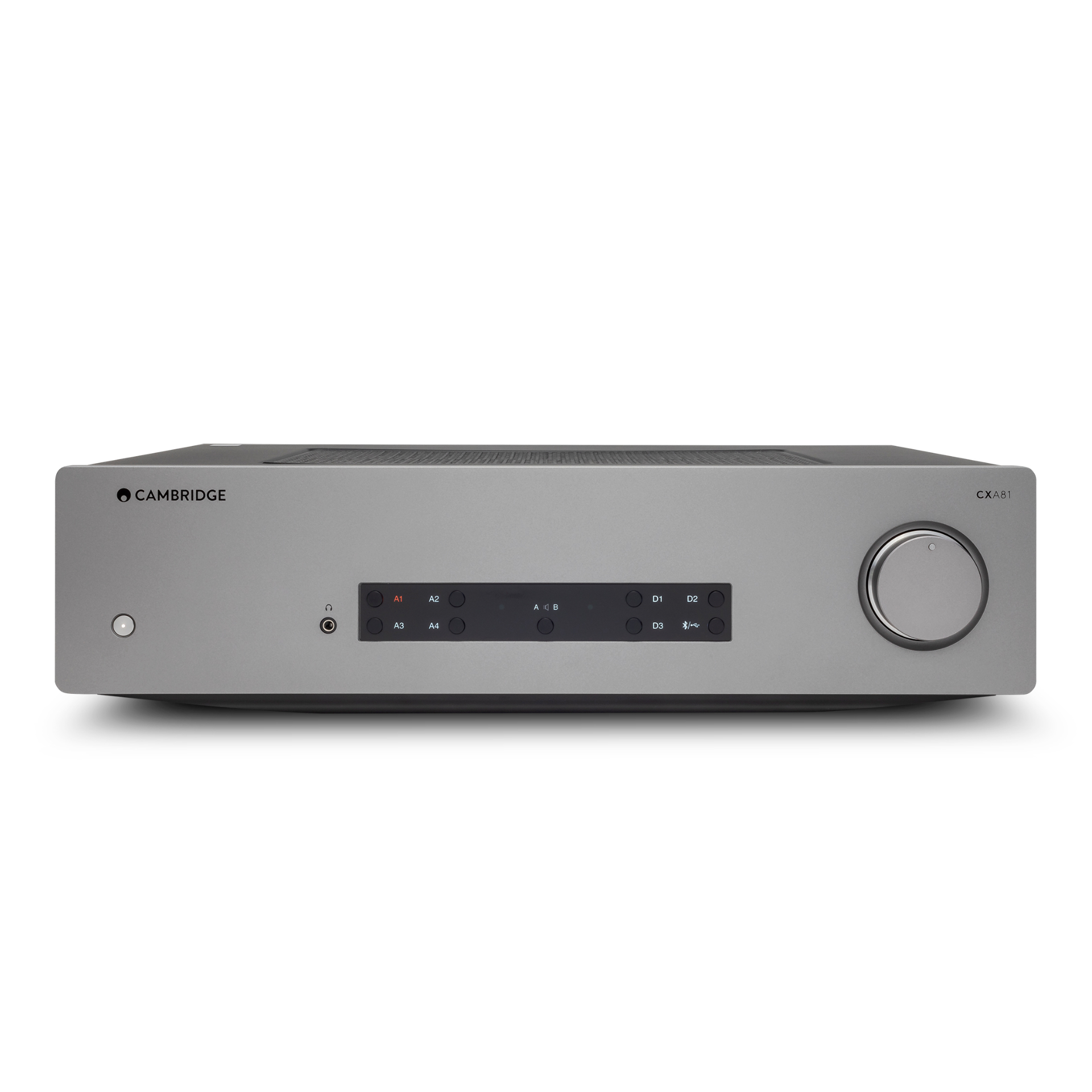 Cambridge Stereo Vollverstärker CXA81 grau front Cambridge Stereo Vollverstärker CXA81 grau front