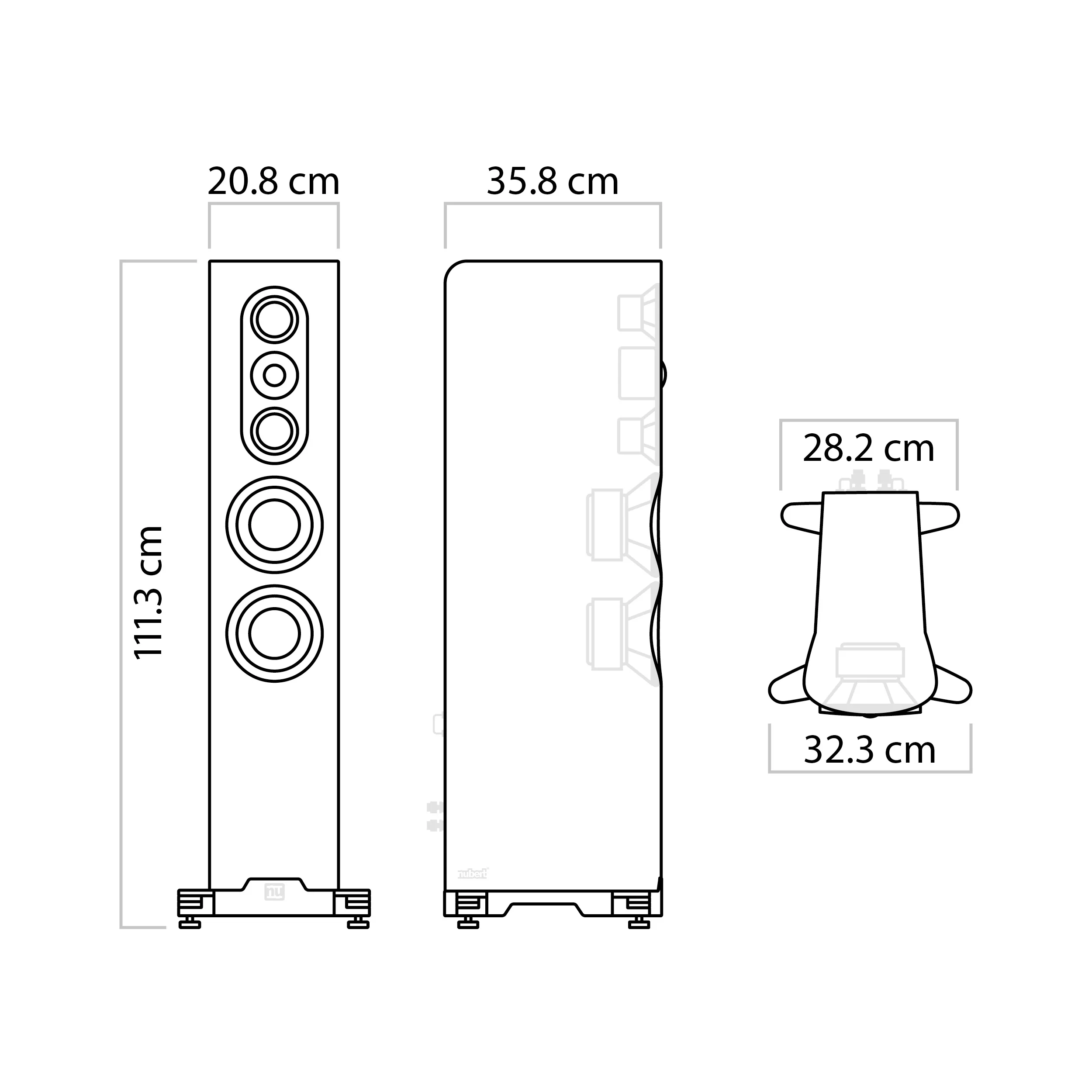 nuVero nova 12 Abmessung