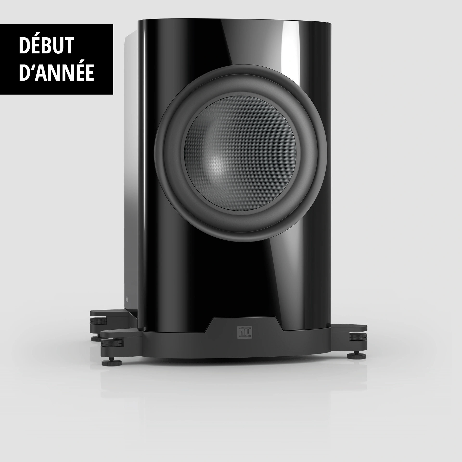nuVero nova 1w - Caisson de basses noir - disponible à partir du printemps 