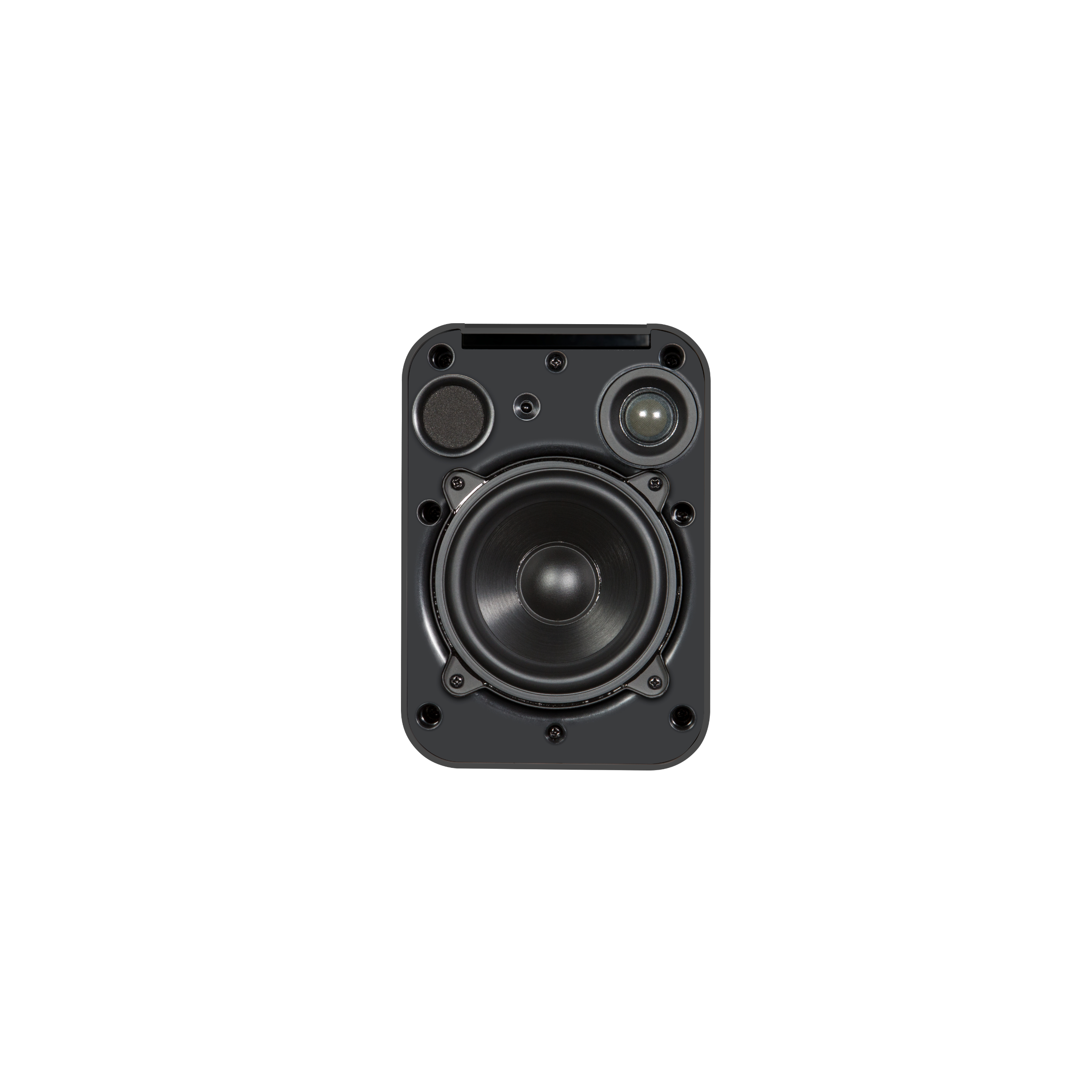 Bluesound Pulse FLex 2i schwarz front geöffnet Bluesound Pulse FLex 2i schwarz front geöffnet