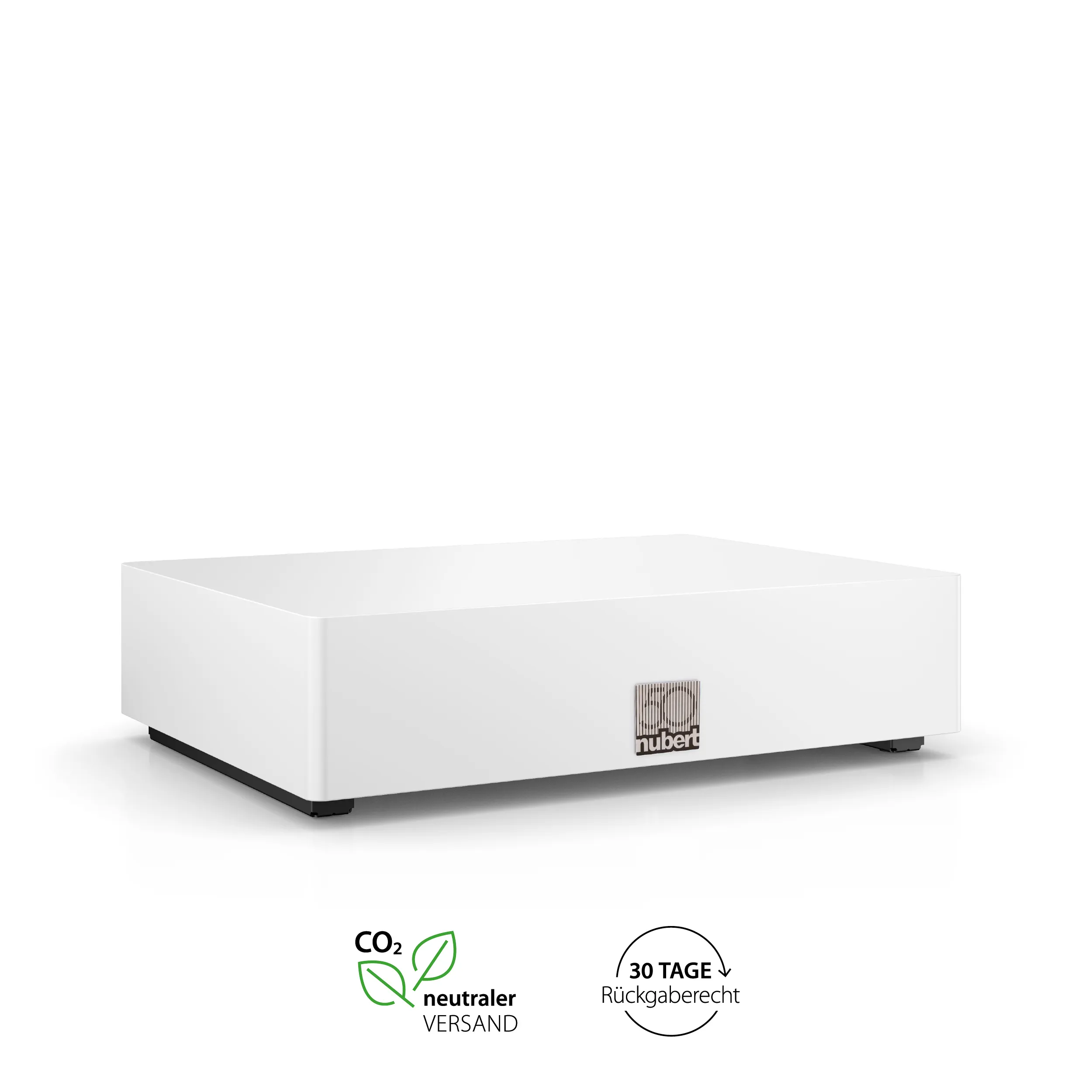 nuSub XW-800 slim Weiß Vorne Icons