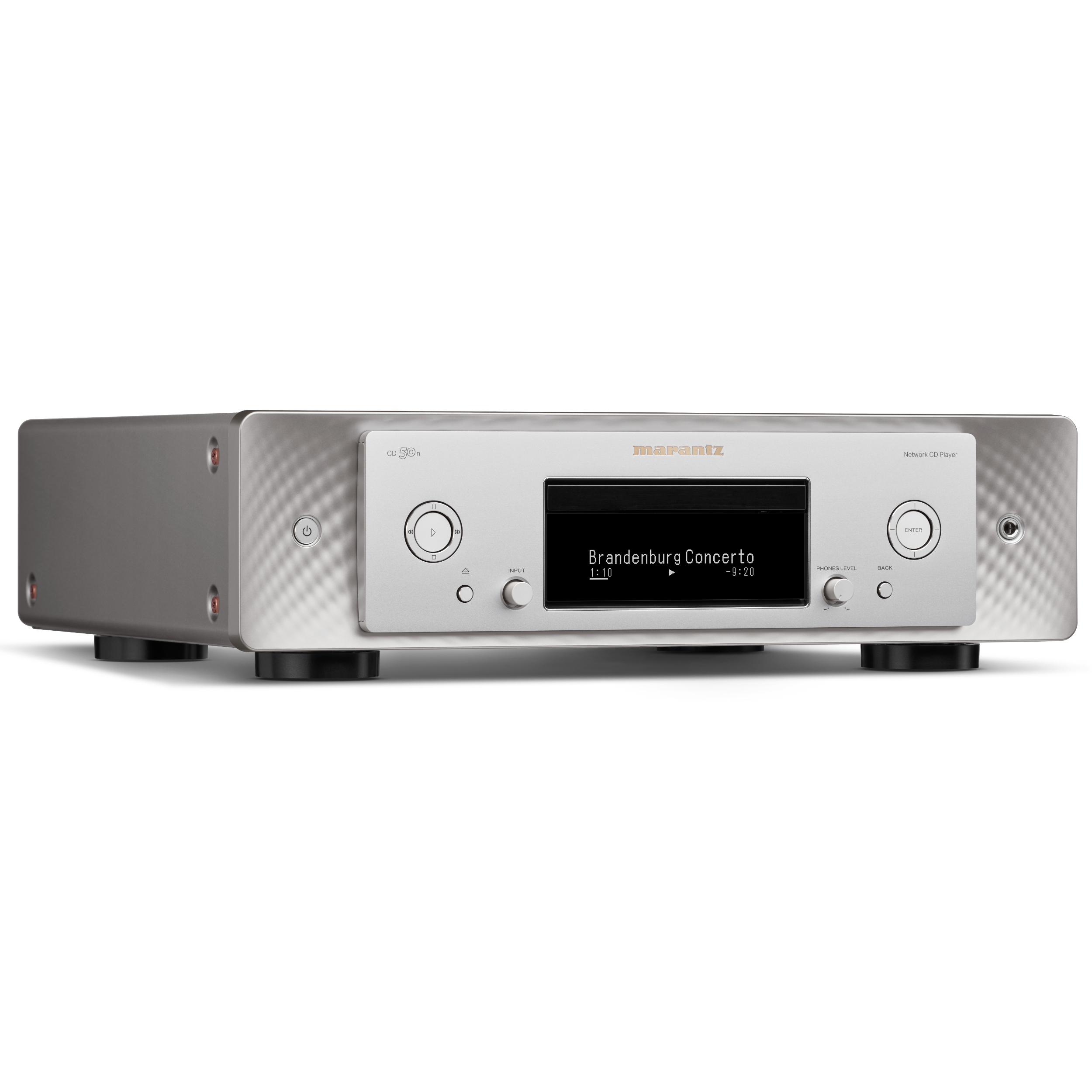Marantz cd 50n in silver front turned Marantz cd 50n in silver front turned