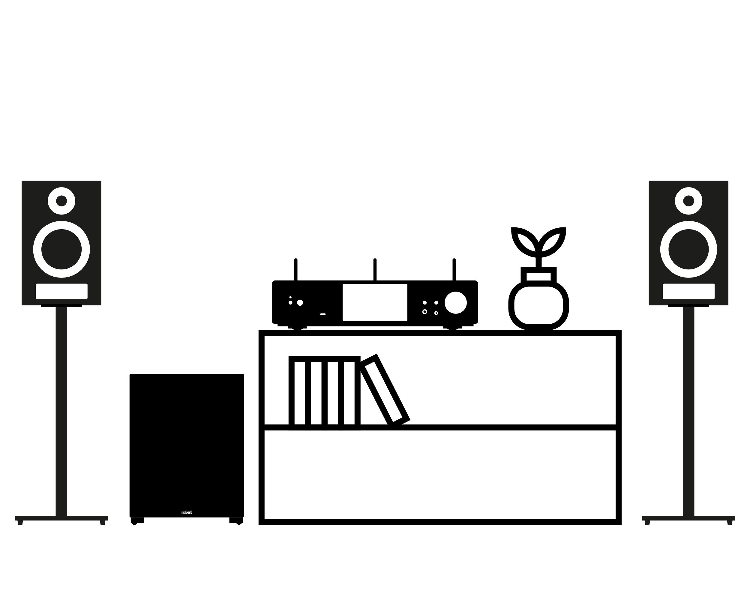 nuControl X Anwendungsbeispiel Stereo nuControl X Anwendungsbeispiel Stereo