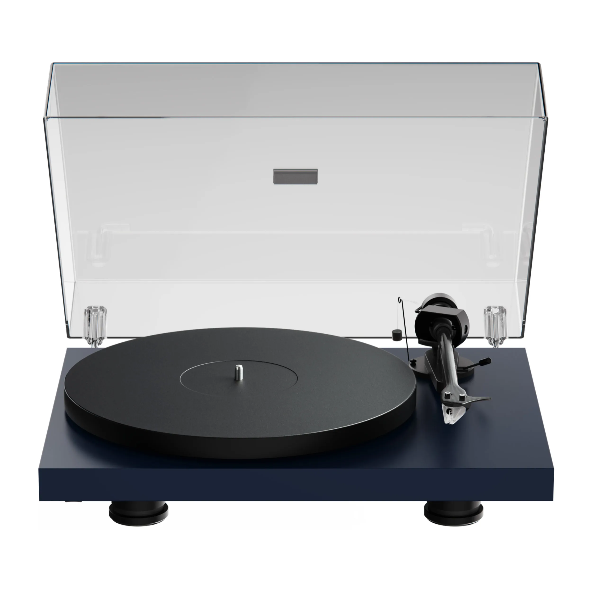 Pro-Ject Debut Evo 2 Seidenmatt Schwarz Front Pro-Ject Debut Evo 2 Seidenmatt Schwarz Front