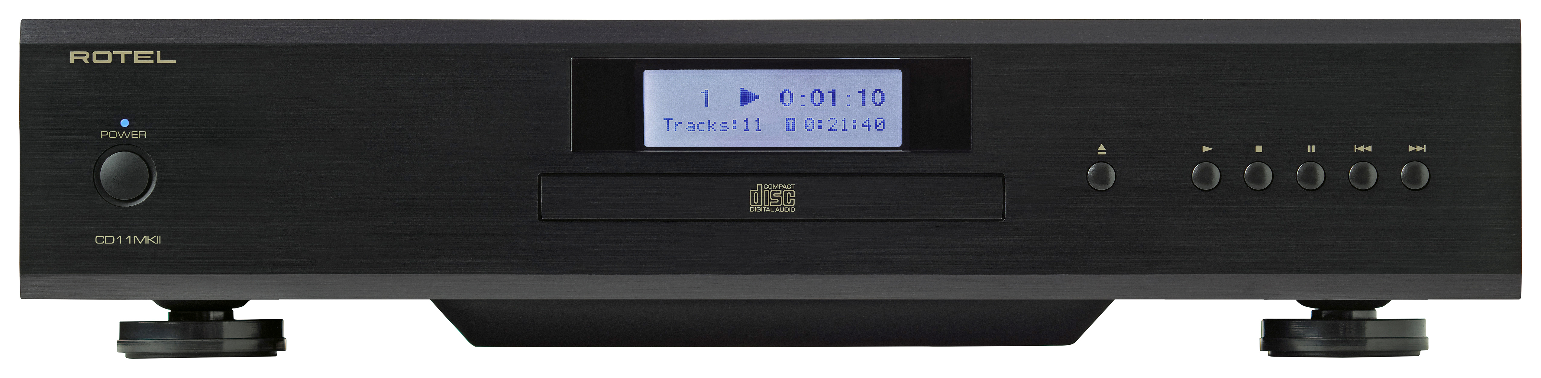 Rotel CD11MKII in black front Rotel CD11MKII in black front
