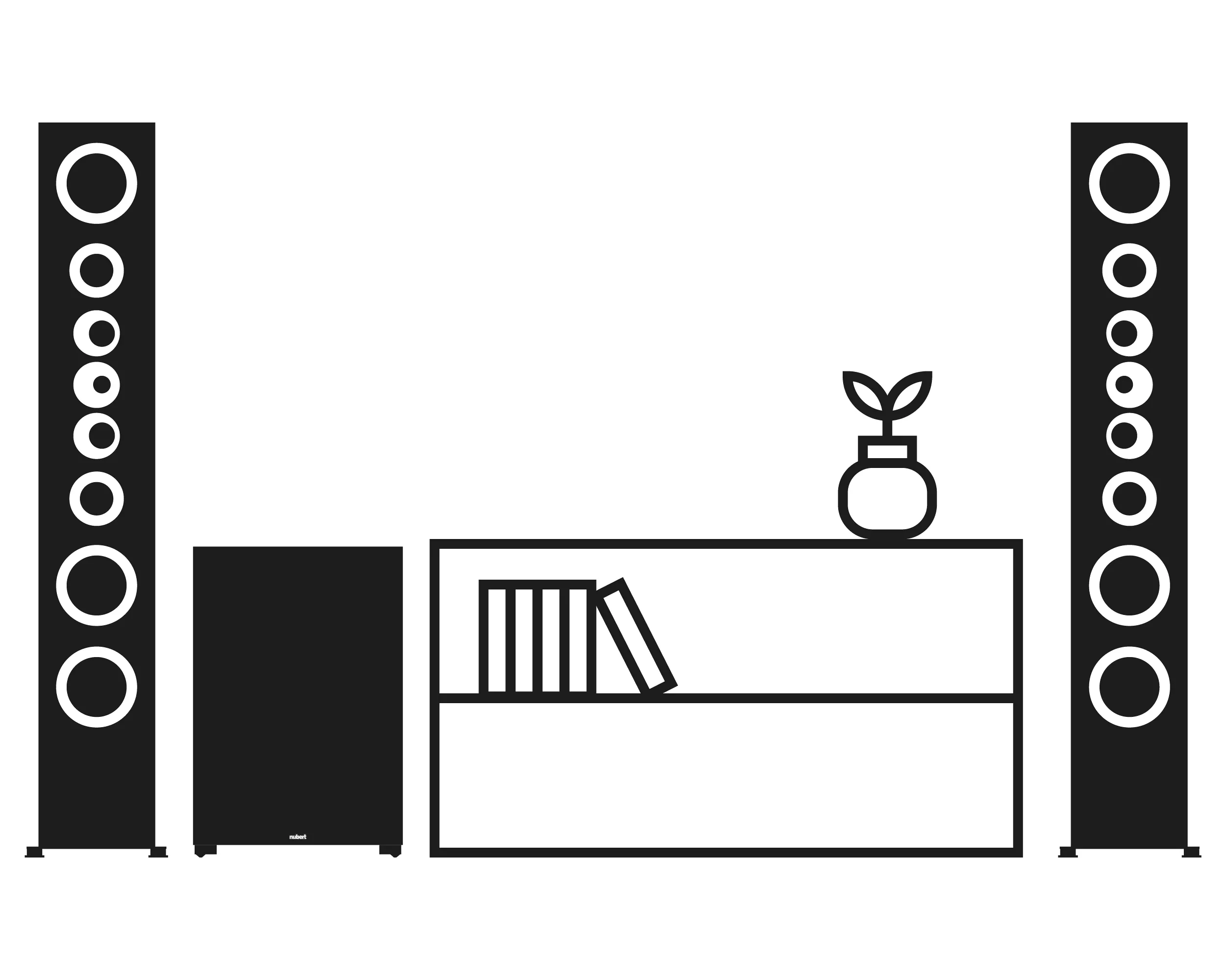 nuVero 170 Anwendungsbeispiele nuVero 170 Anwendungsbeispiele Subwoofer