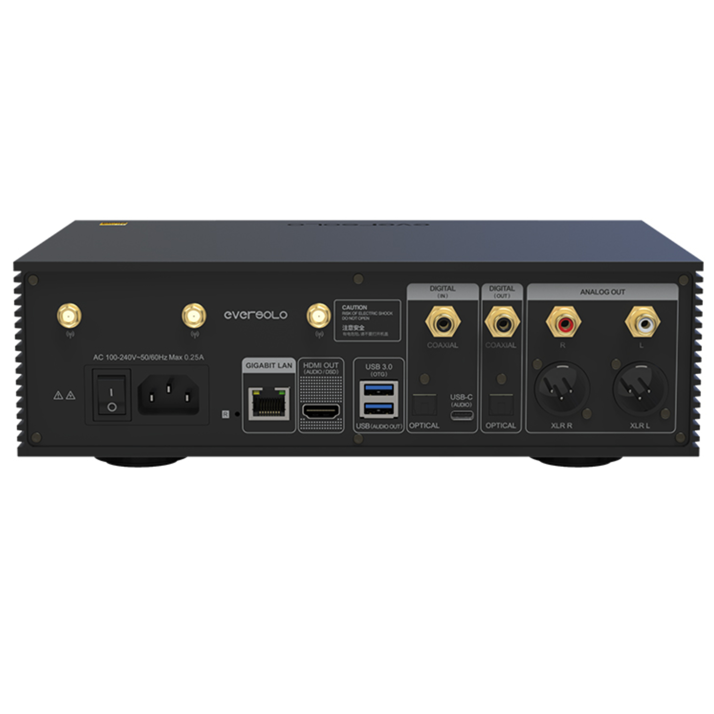 Eversolo DMP A6 hinten Eversolo DMP A6 hinten