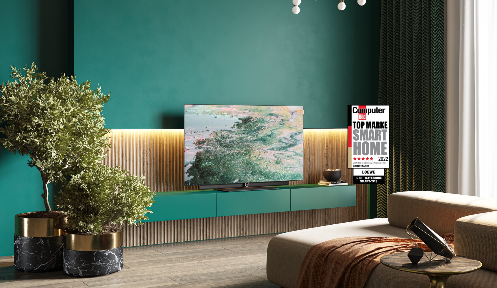 Loewe Bild i 55 Wohnzimmer Loewe Bild i 55 Wohnzimmer