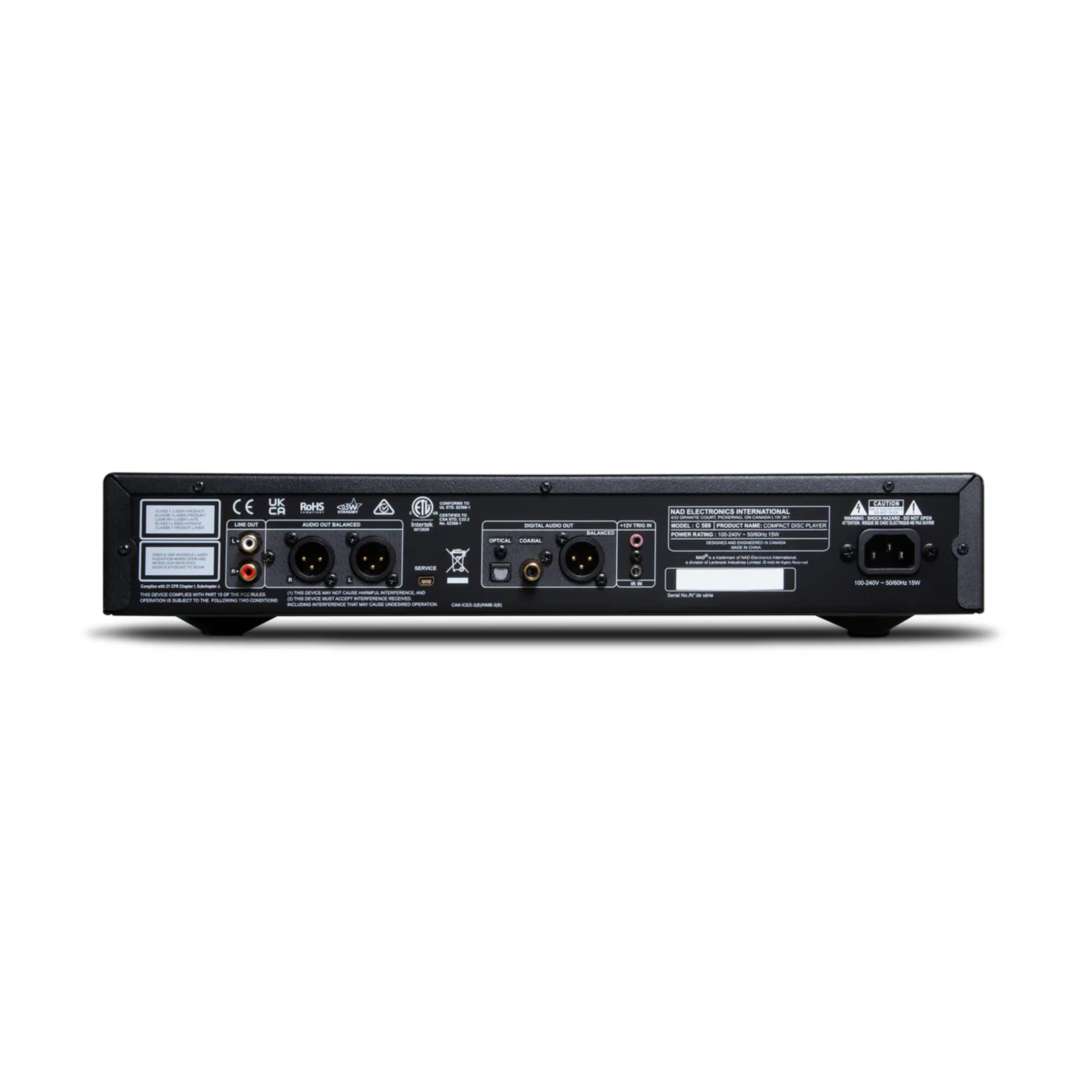 NAD C 589 Hinten