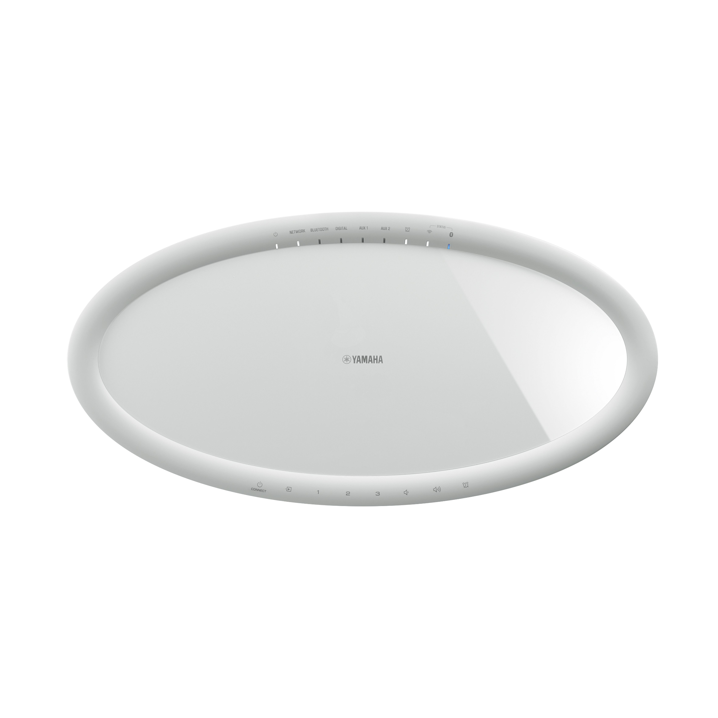 Yamaha network speaker MusicCast 50 white perspective from above Yamaha network speaker MusicCast 50 white perspective from above