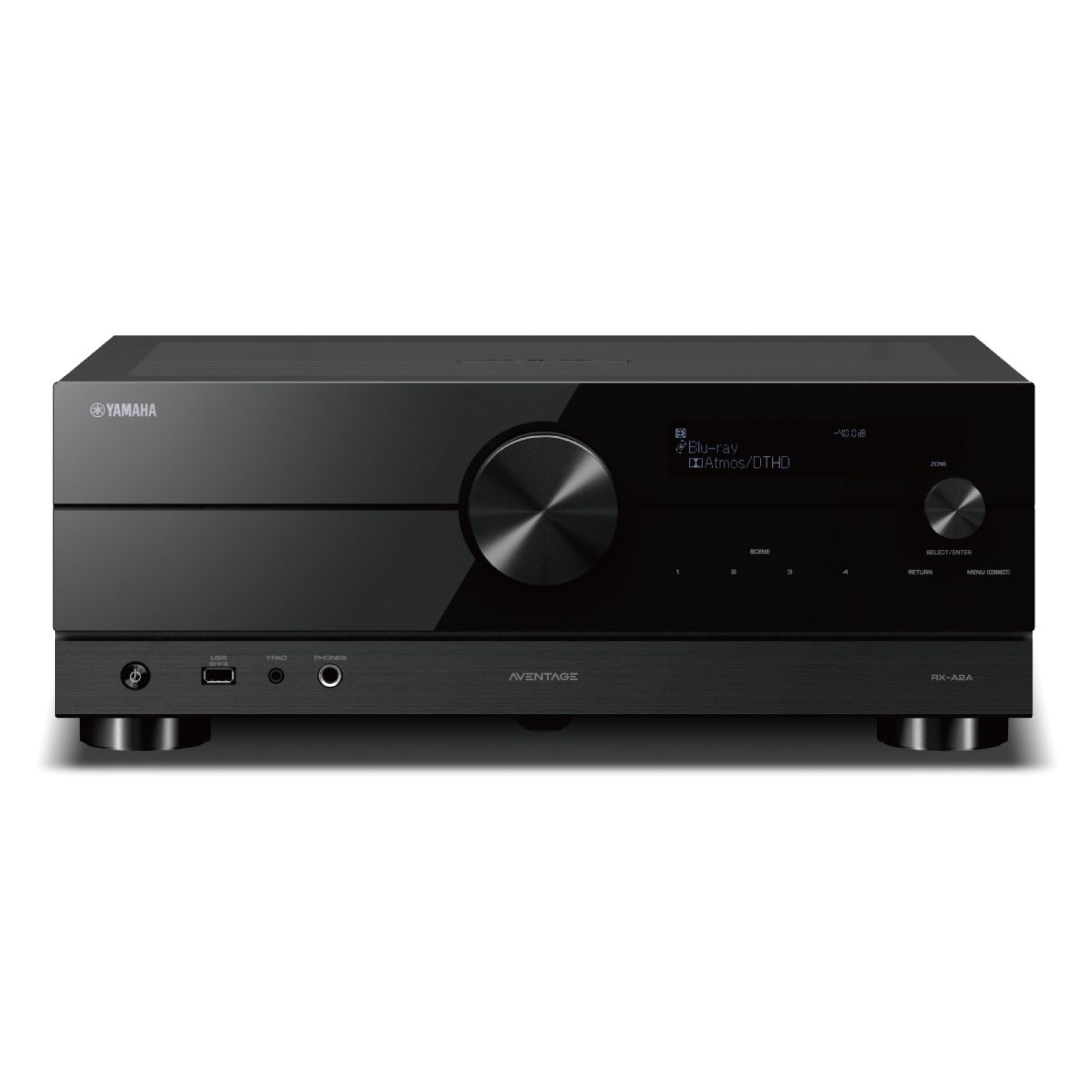Yamaha AV-Receiver RX-A2A black front panel Yamaha AV-Receiver RX-A2A black front panel