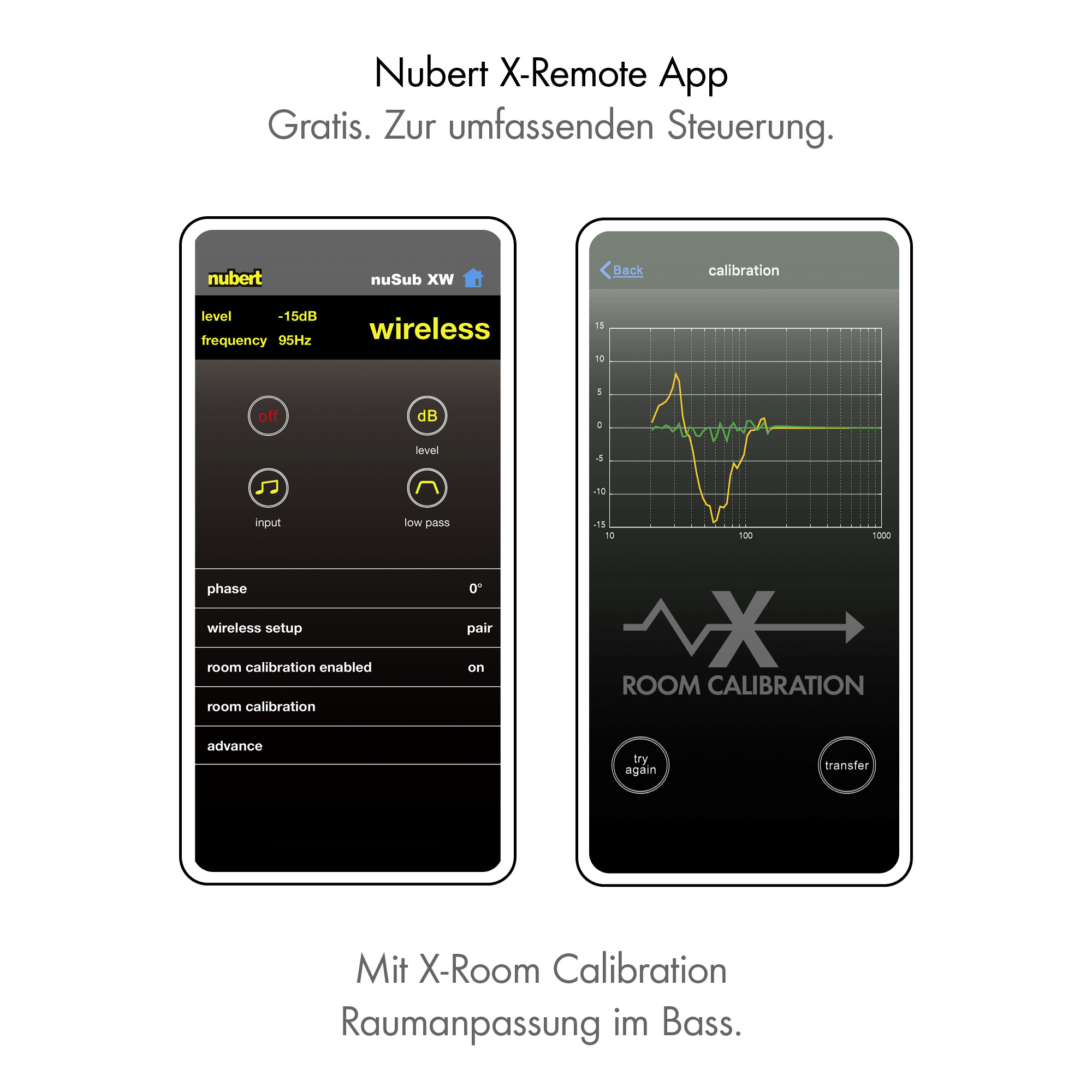 nuSub XW-700 X-Remote App