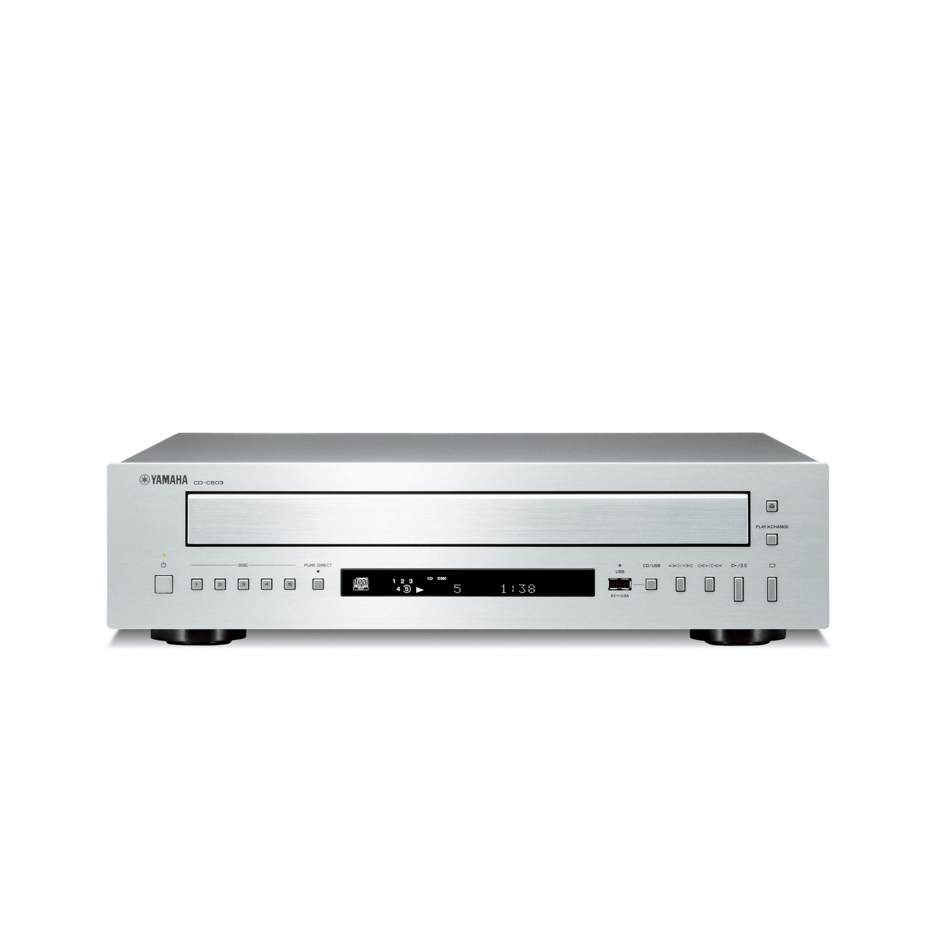 Yamaha CDC 603 Cover Silber
