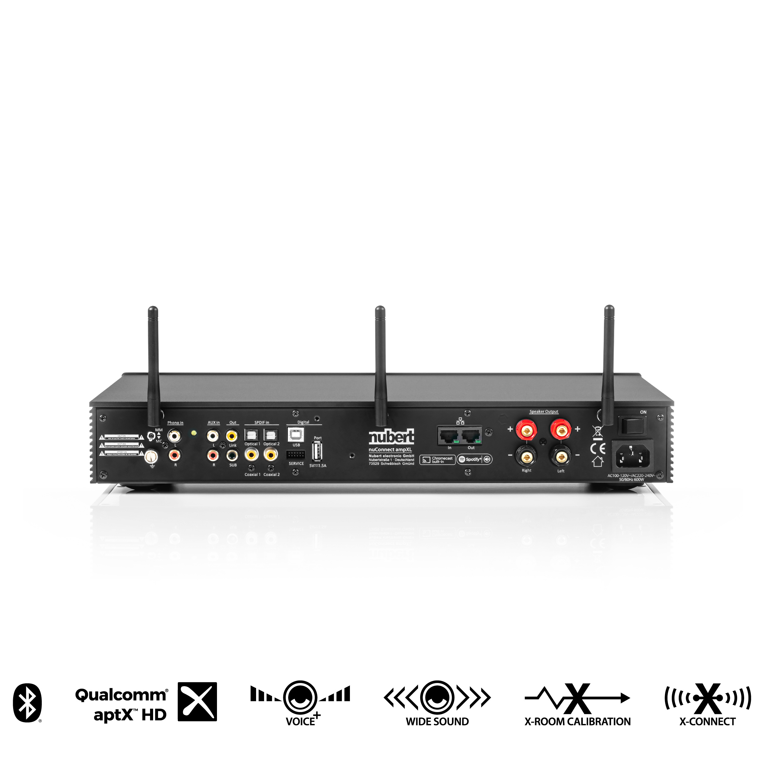 Nubert nuConnect ampXL von hinten Nubert nuConnect ampXL von hinten