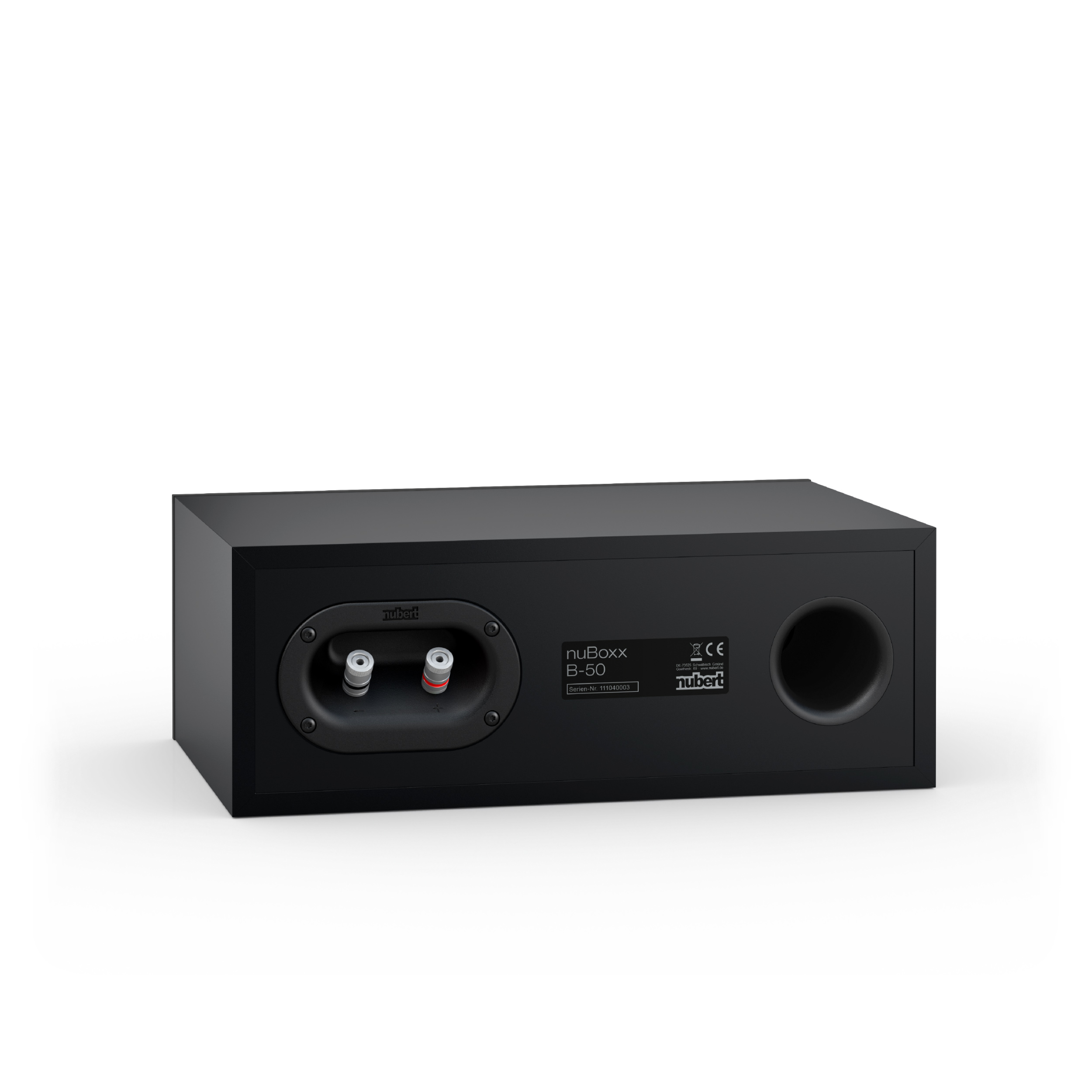nuBoxx B 50 black Backside nuBoxx B 50 centre speaker in black Backside