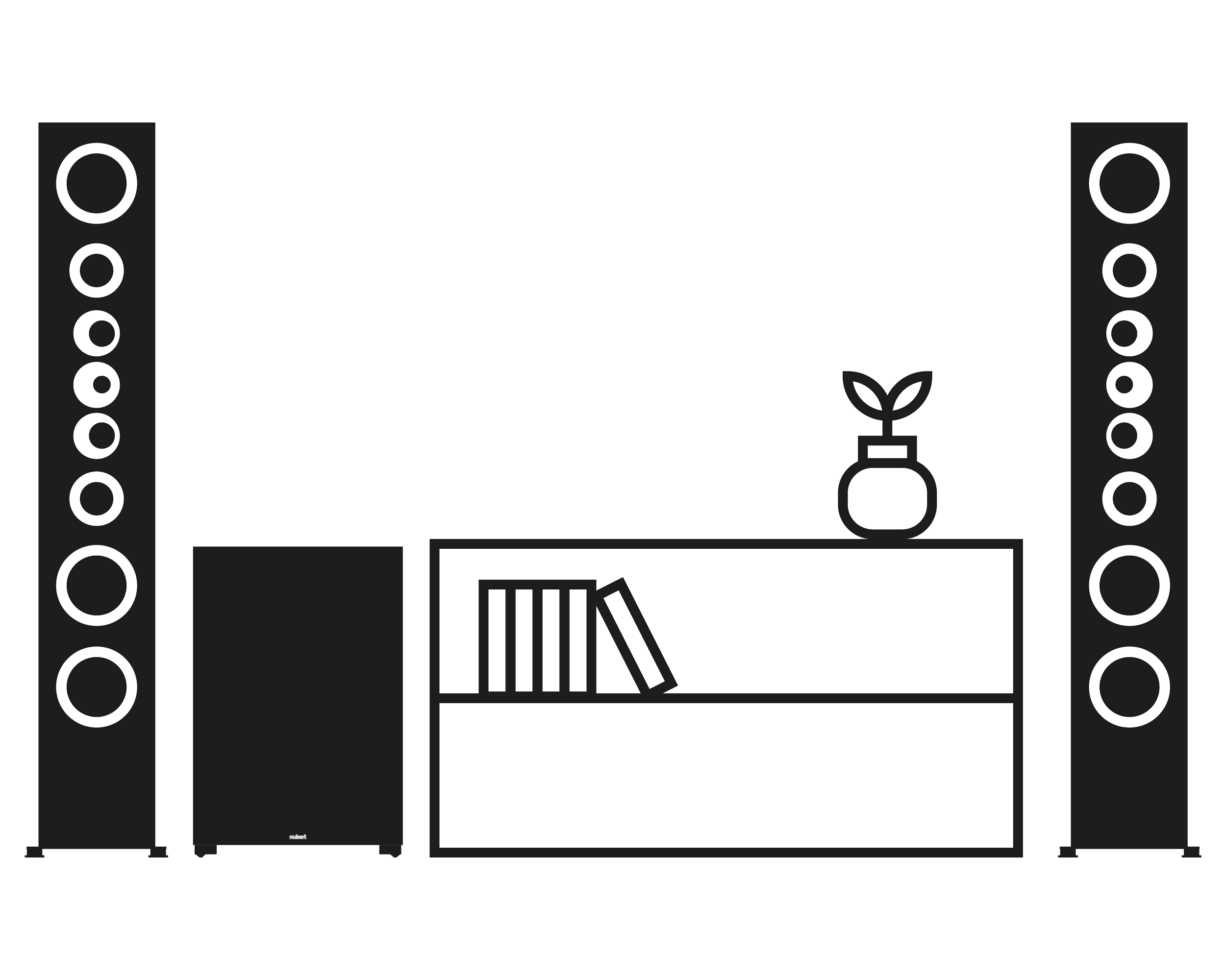 nuVero 170 application examples nuVero 170 Subwoofer application examples