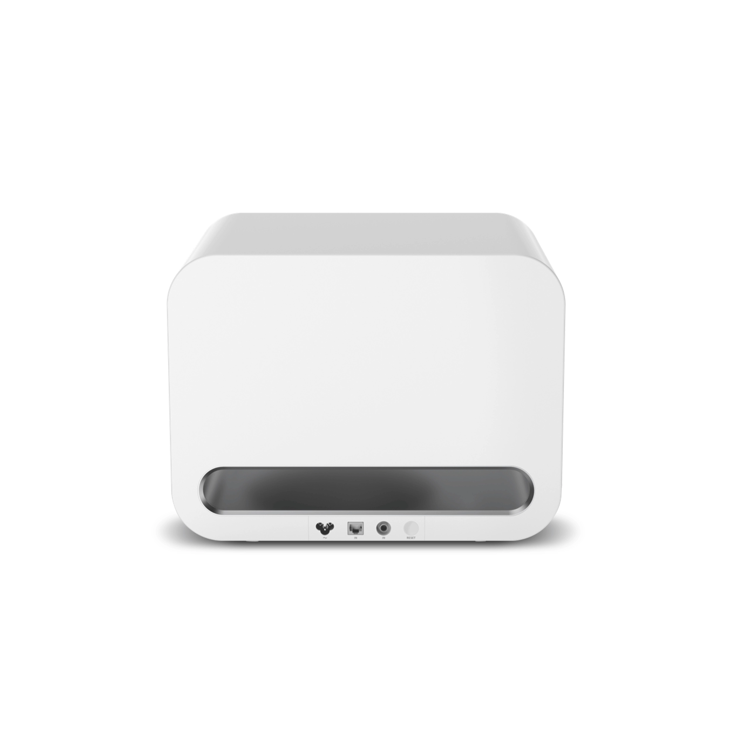 WiiM Sub Pro White rear WiiM Sub Pro White rear