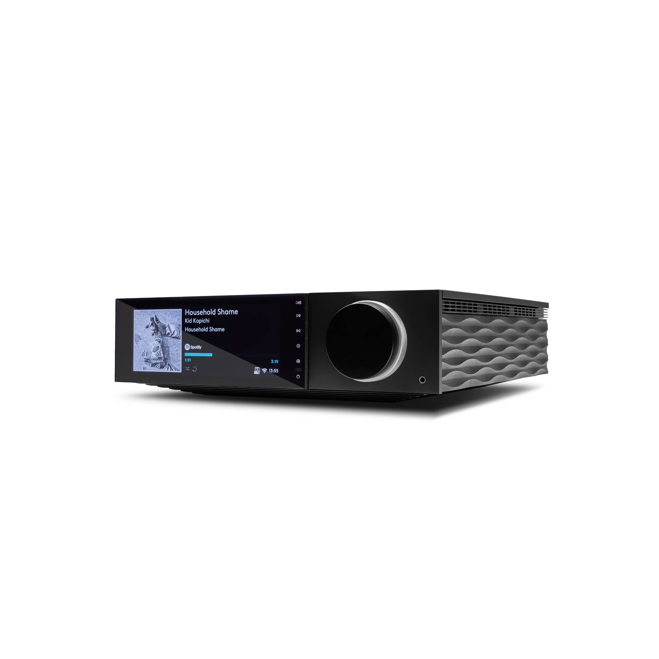 Cambridge Audio Evo 75 front turned Cambridge Audio Evo 75 front turned