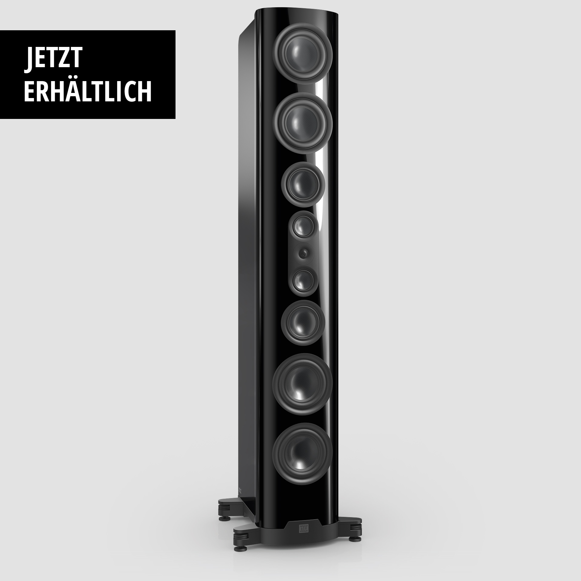 nuVero nova 18 - großer Standlautsprecher in Schwarz nuVero nova 18 - großer Standlautsprecher in Schwarz