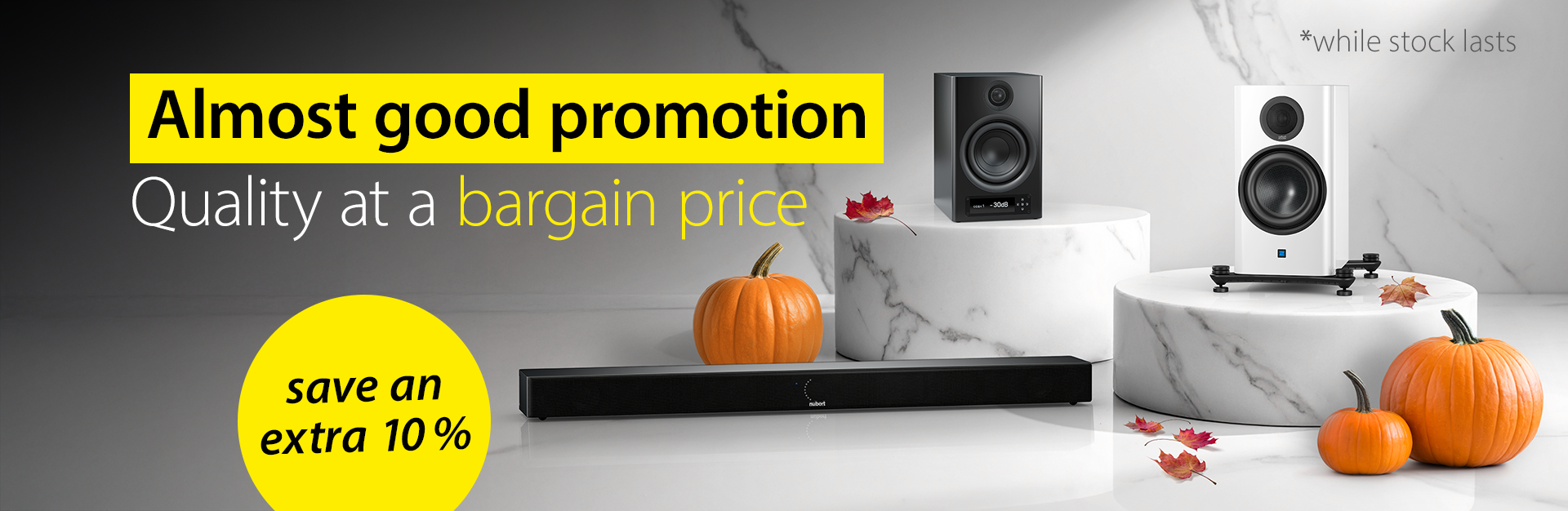 Almost good promotion Header