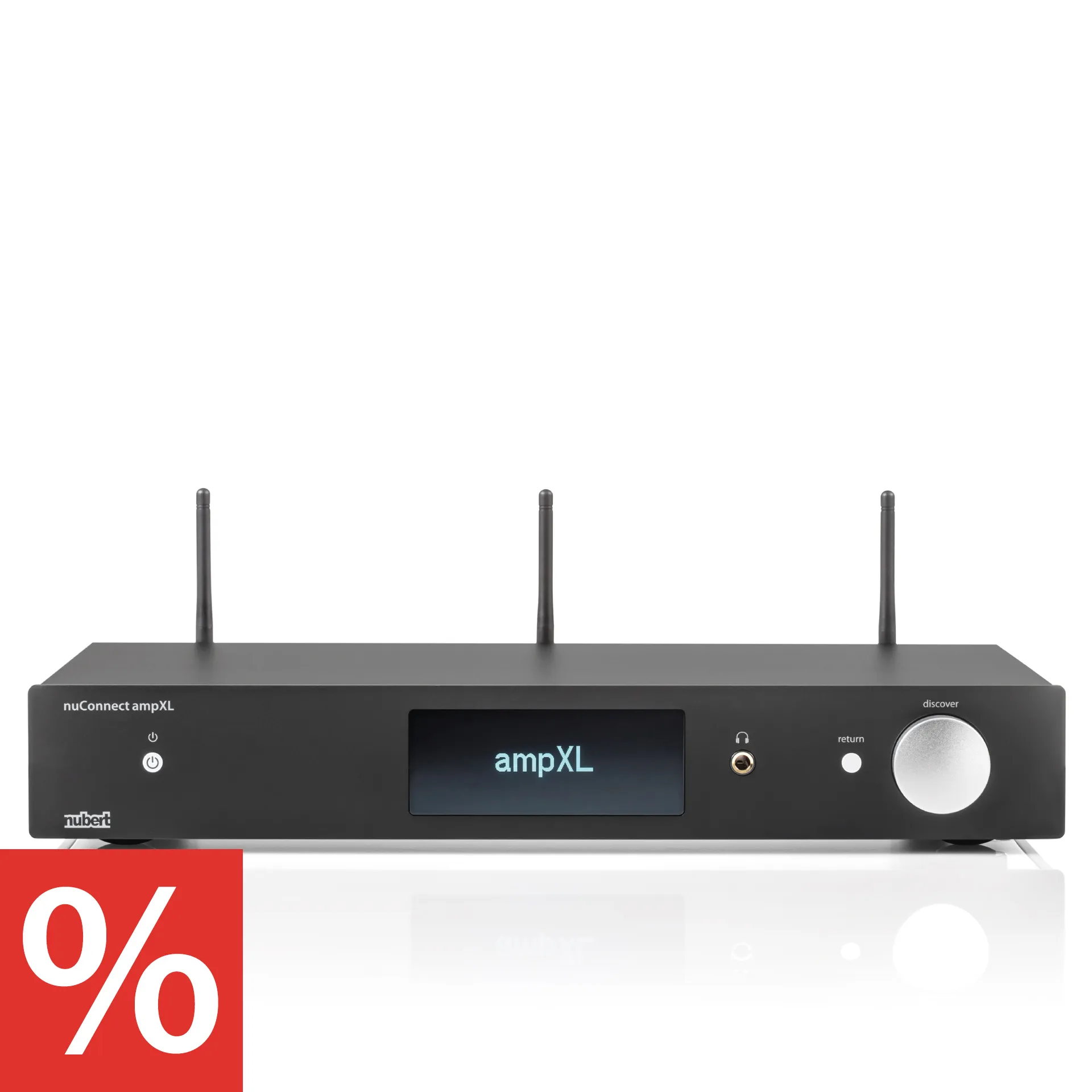 nuConnect ampXL amplifier with display and antennas B Stock