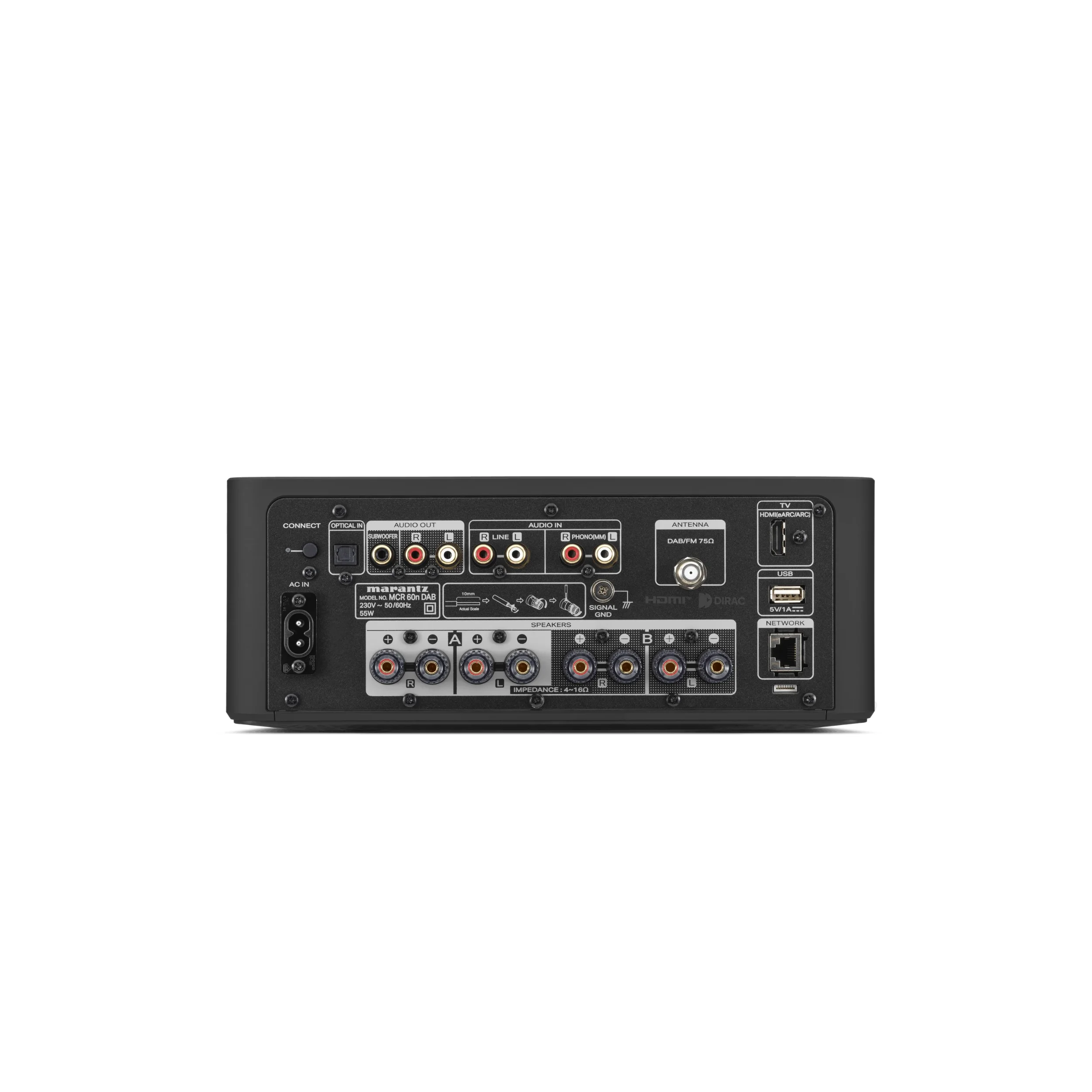 Marantz MCR 60n DAB (Rear)