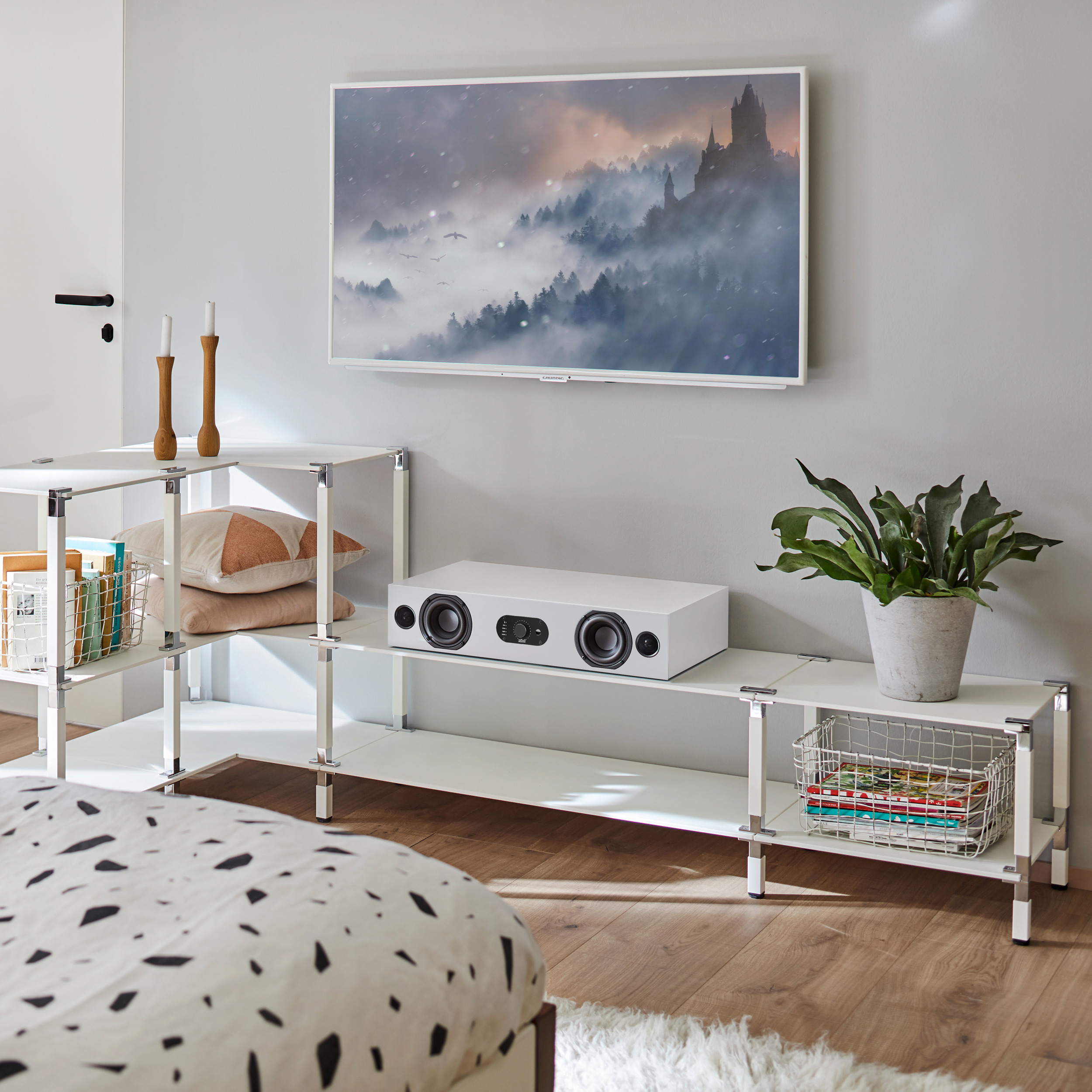 nuBoxx AS 225 max Ambiente nuBoxx AS 225 max Soundbar on shelf