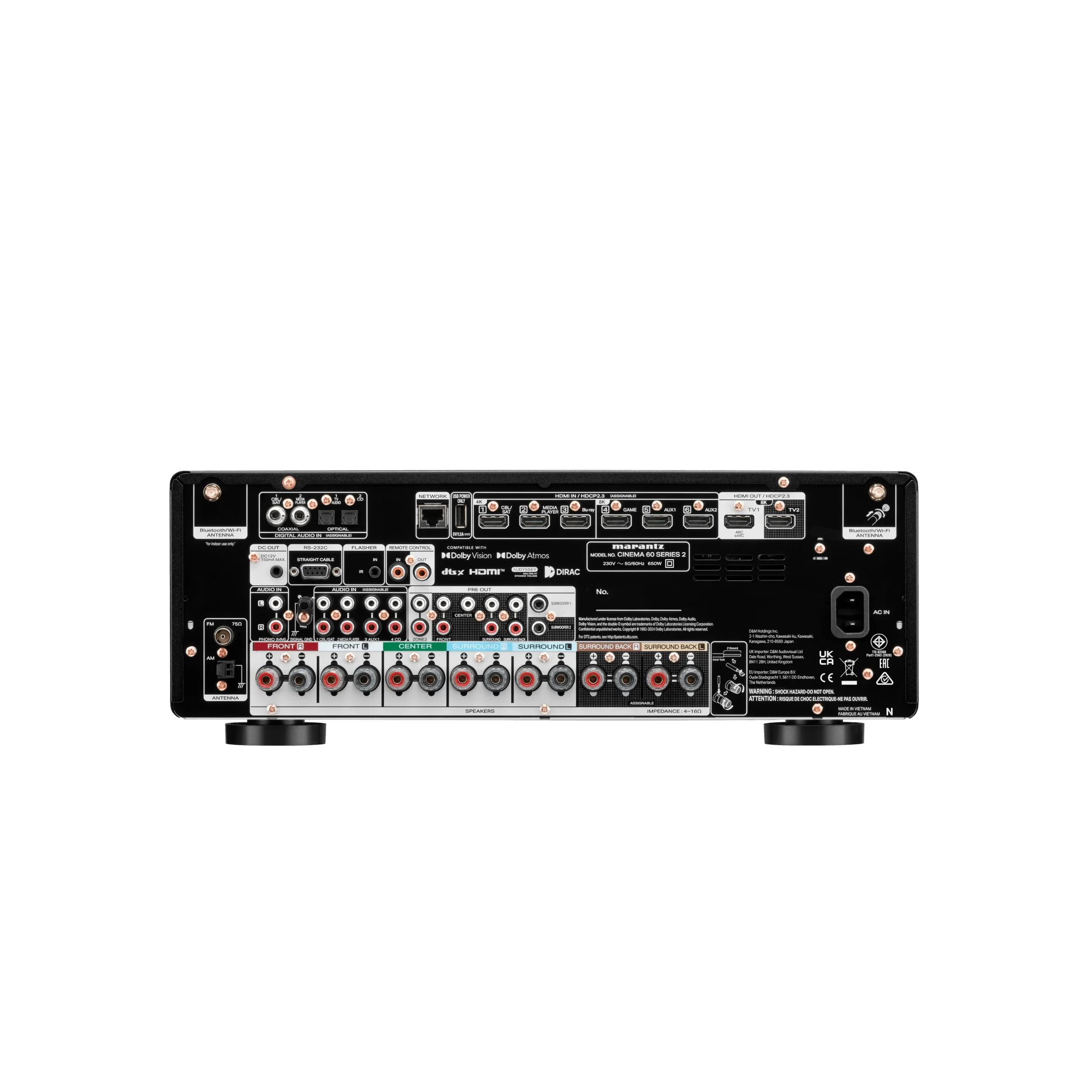 Marantz Cinema 60 (rear)