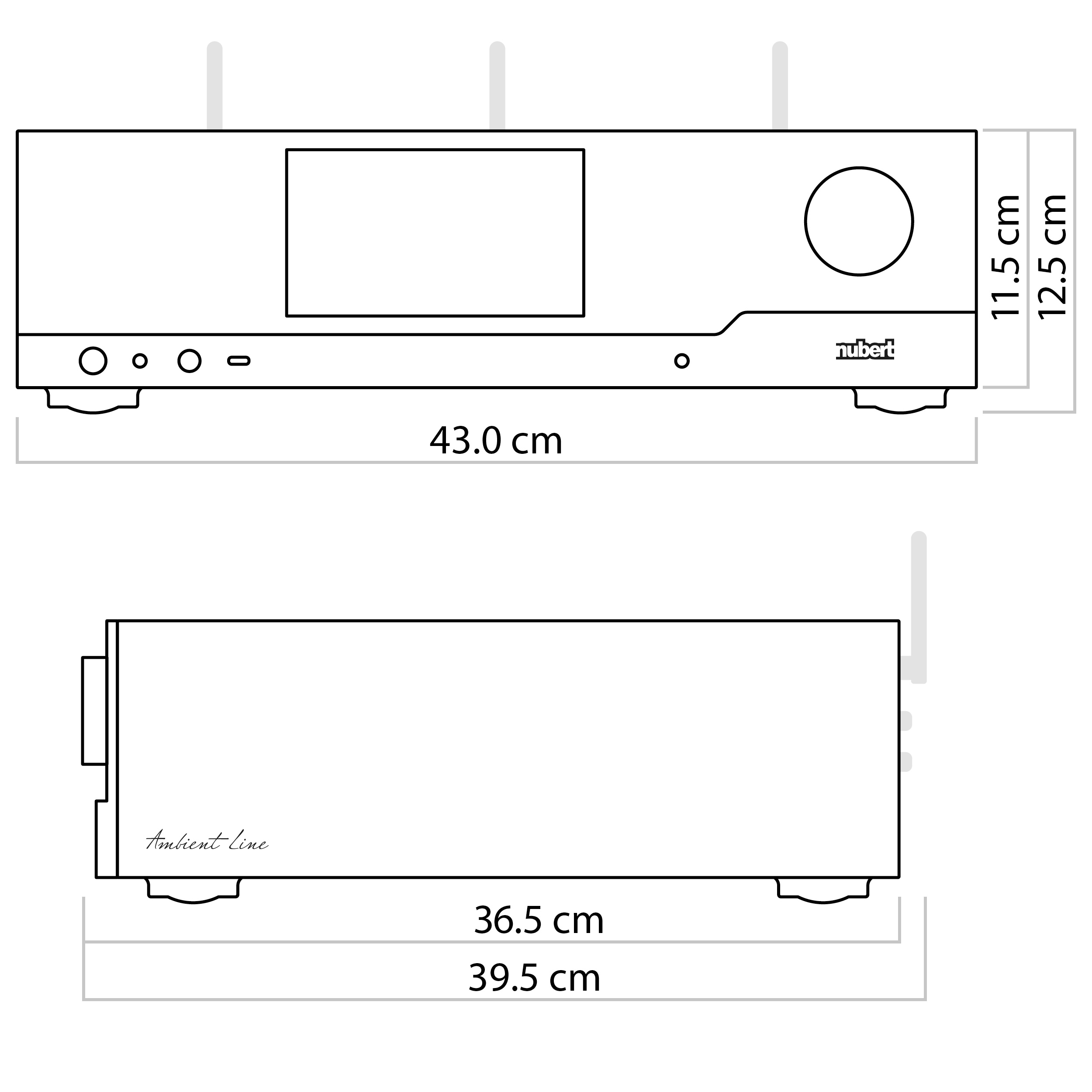 nuControl X-2 Abmessungen