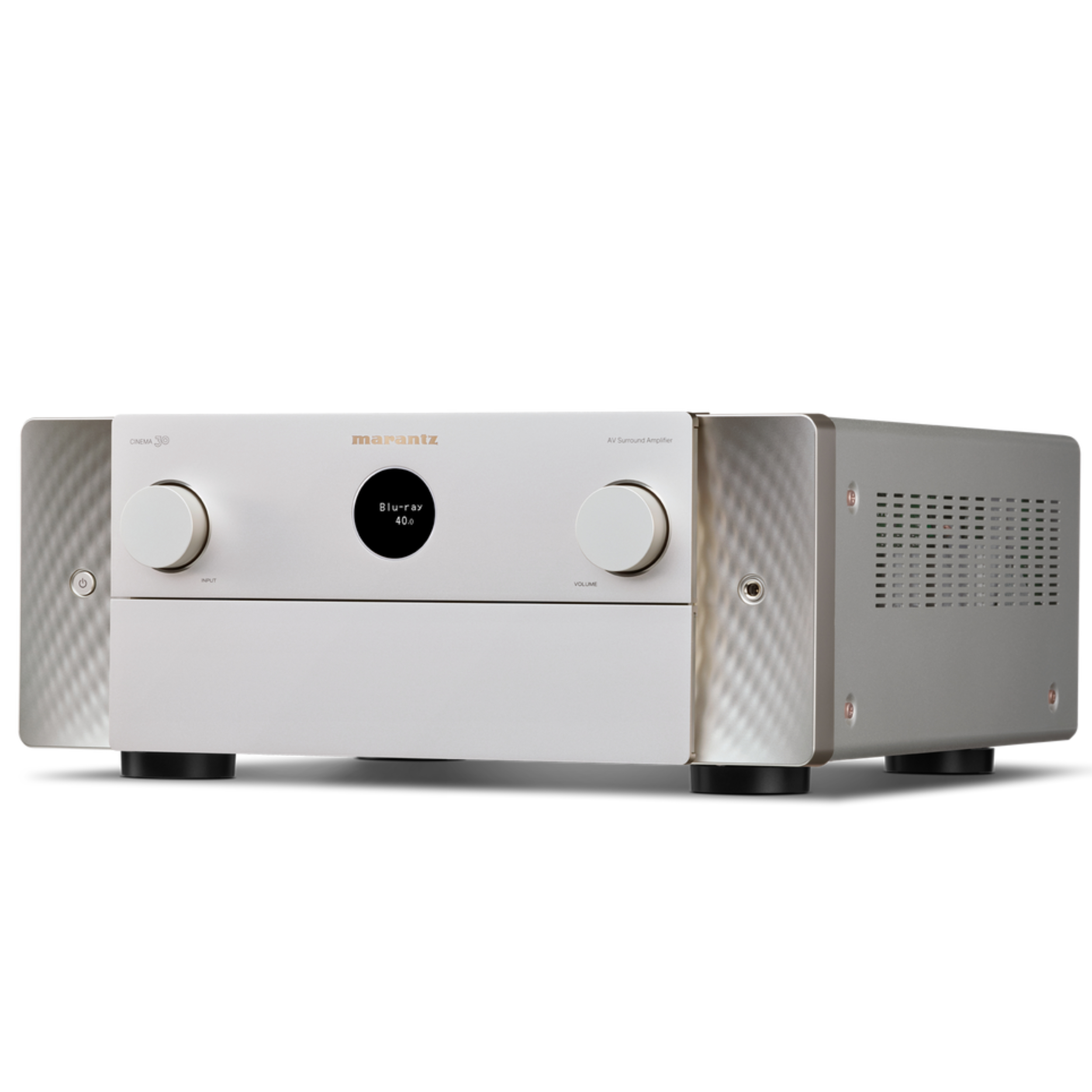 Marantz Cinema 30 in Silber Vorderseite gedreht Marantz Cinema 30 in Silber Vorderseite gedreht